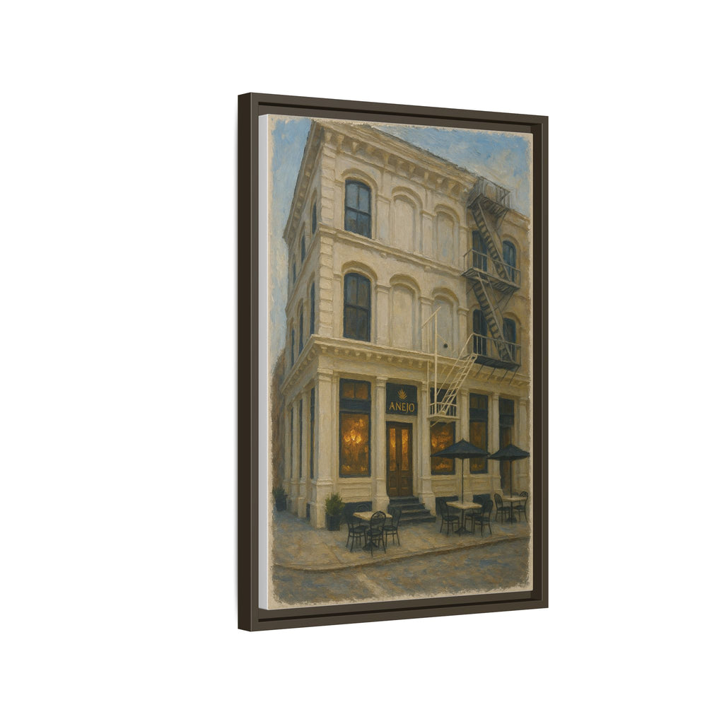 Anejo vintage restaurant poster framed art print