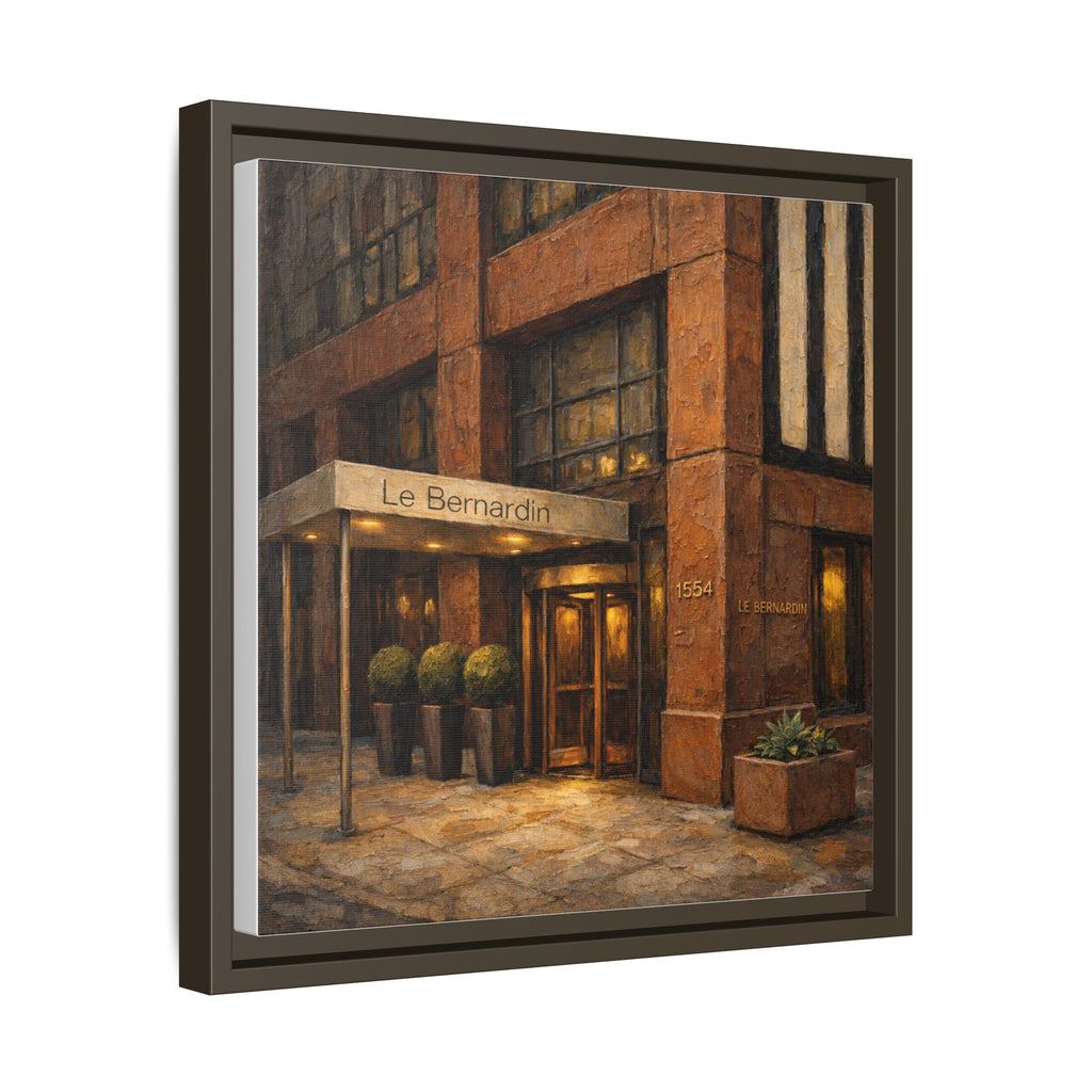 Le Bernardin — Restaurant Print | Matte Canvas + Wooden Frame