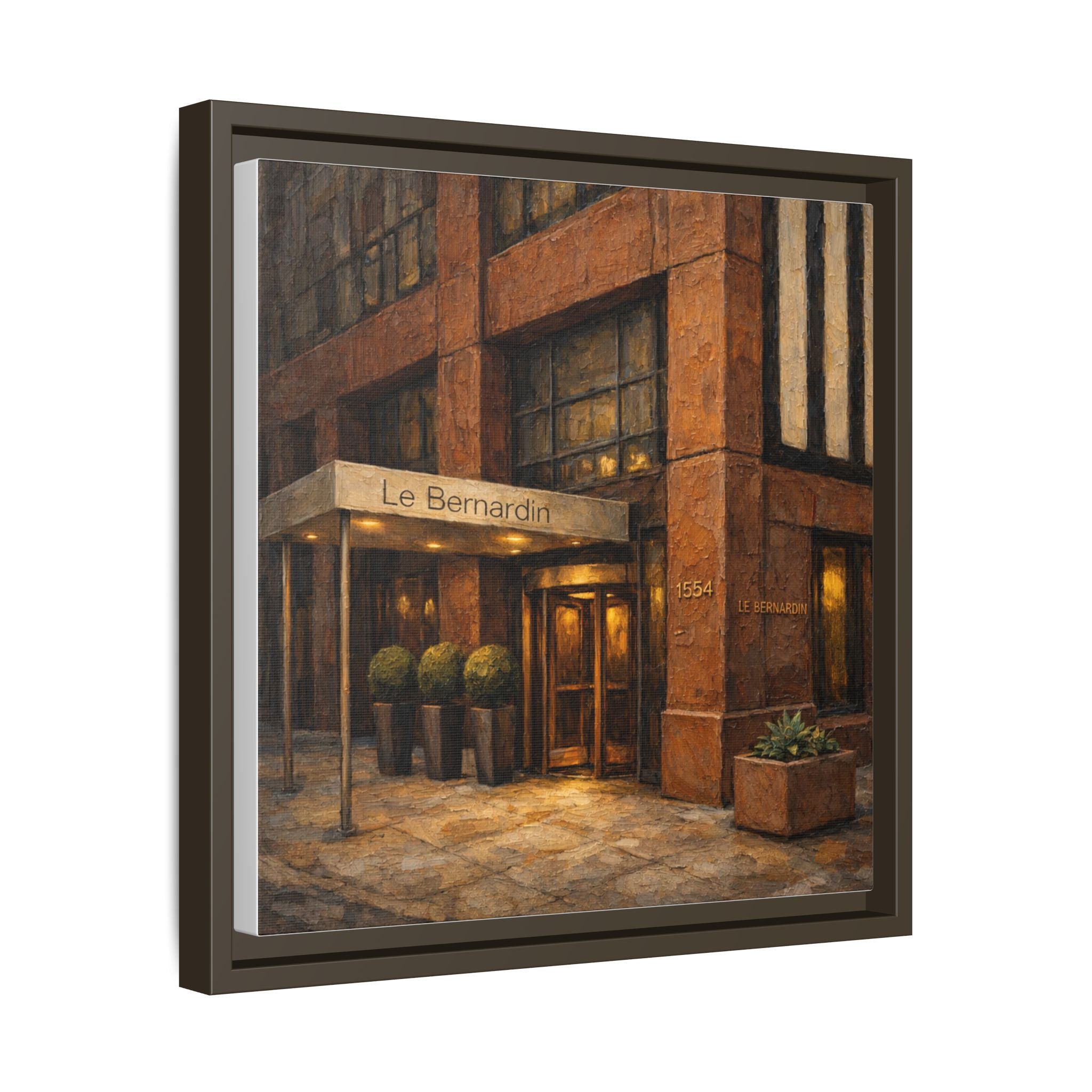 Le Bernardin — Restaurant Print | Matte Canvas + Wooden Frame