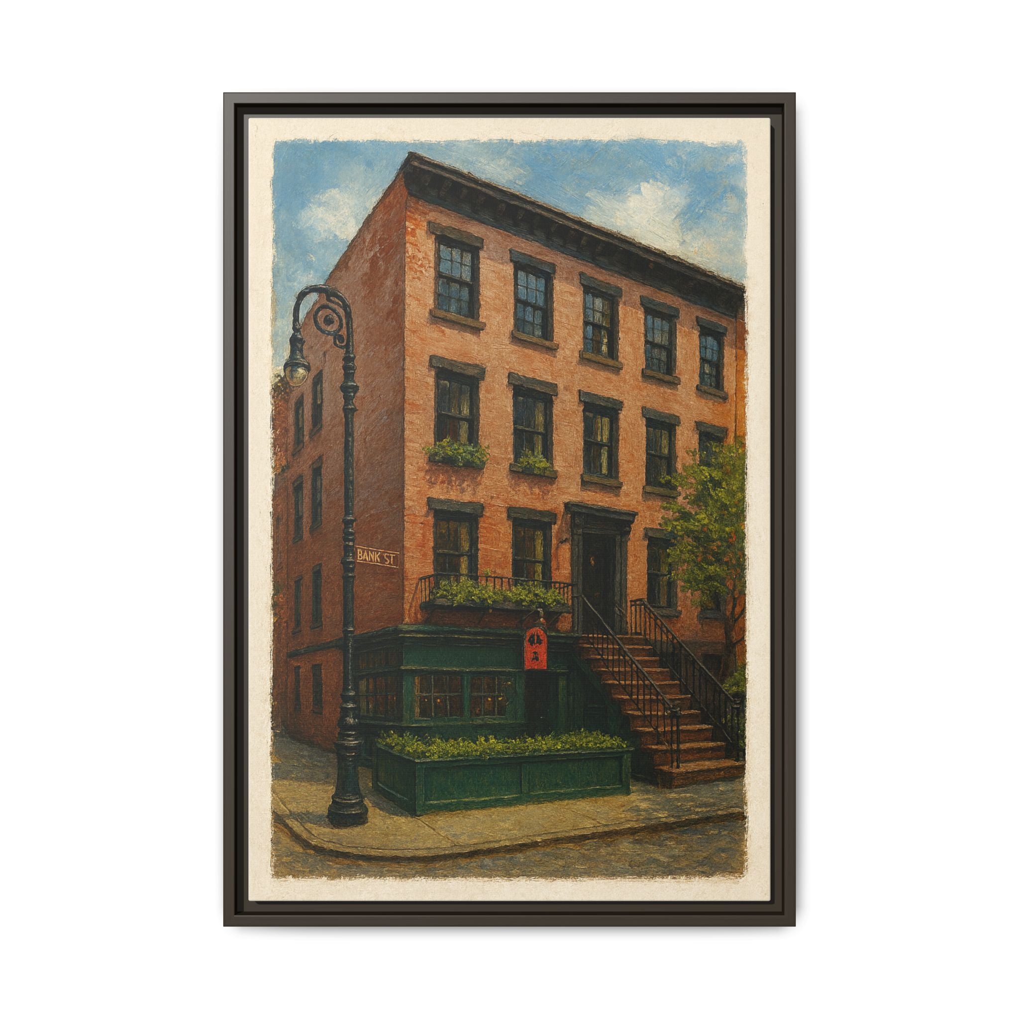 The Waverly Inn II — Restaurant Print | Matte Canvas + Wooden Frame