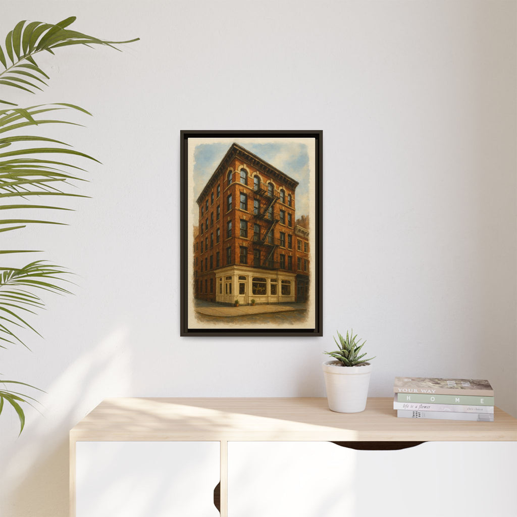 Don Angie — Restaurant Print | Matte Canvas + Wooden Frame