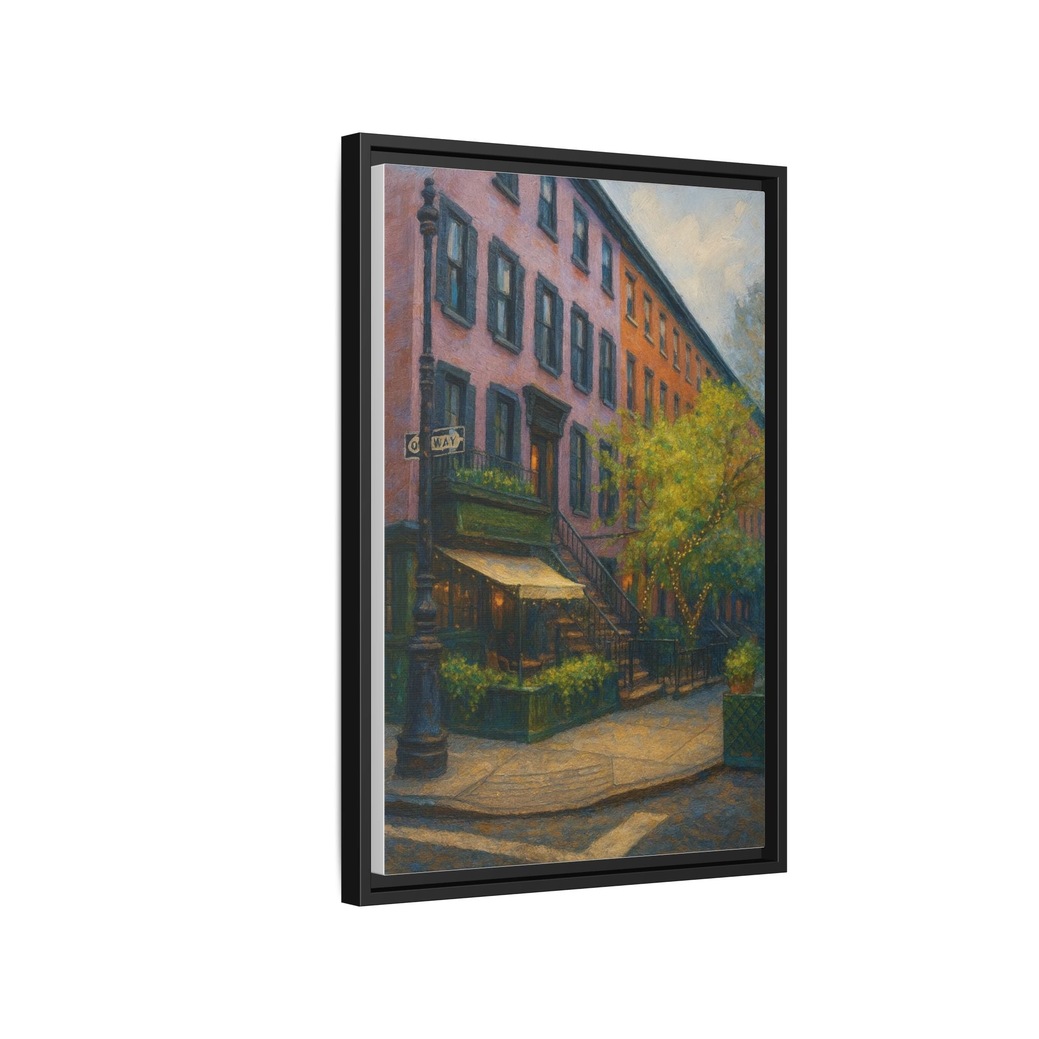 The Waverly Inn — Restaurant Print | Matte Canvas + Wooden Frame