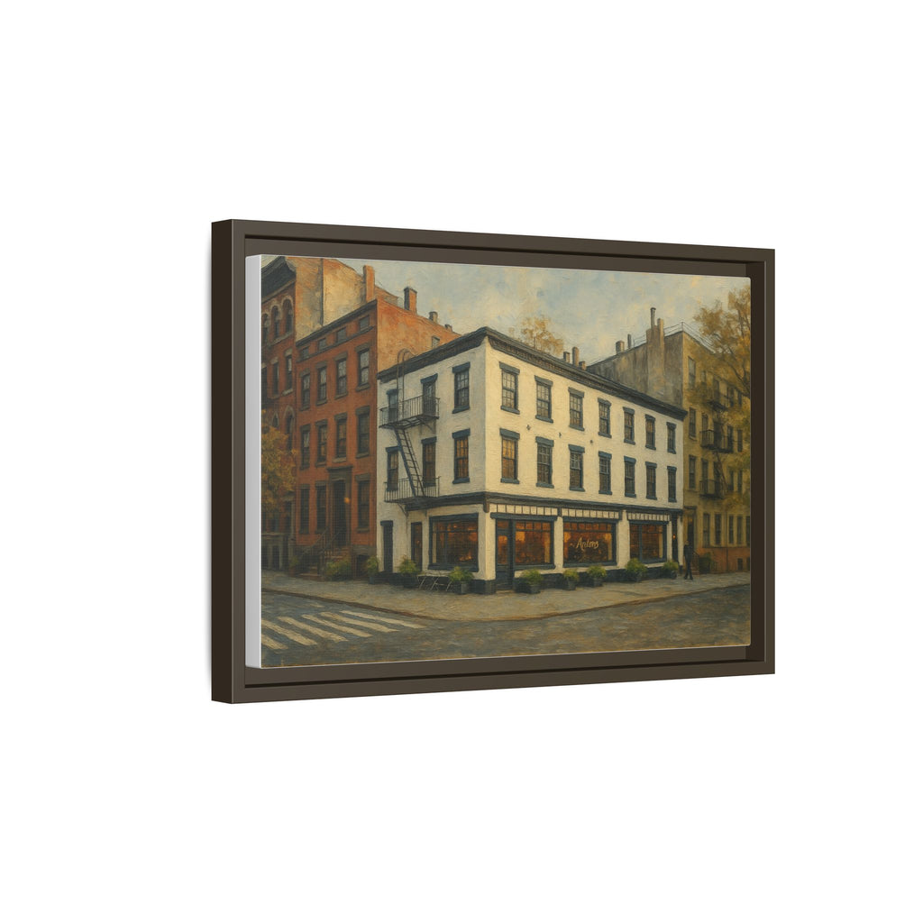 Anton's — Restaurant Print | Matte Canvas + Wooden Frame