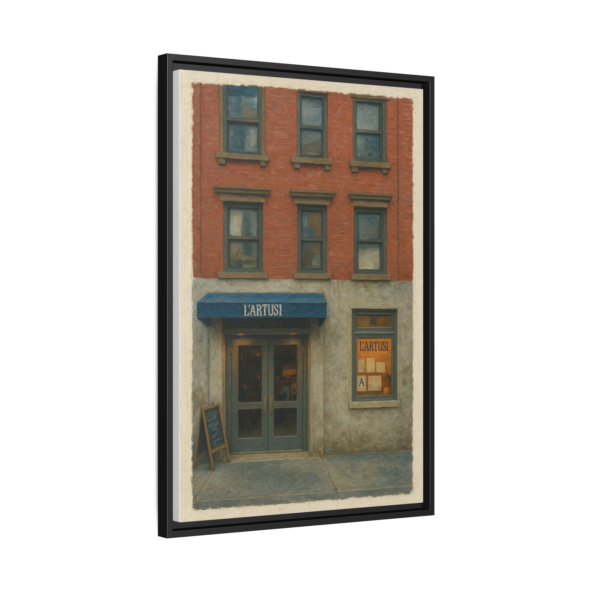L'Artusi — Restaurant Print | Matte Canvas + Wooden Frame