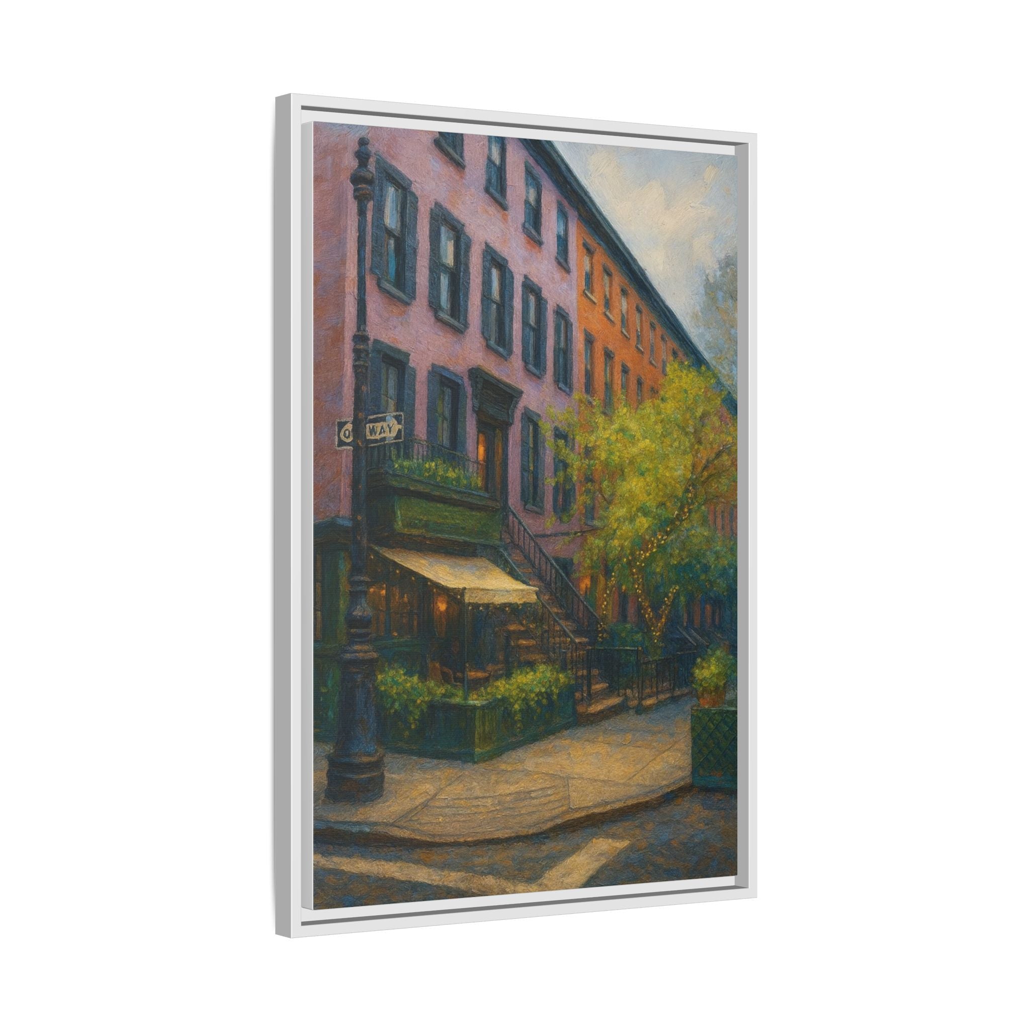 The Waverly Inn — Restaurant Print | Matte Canvas + Wooden Frame