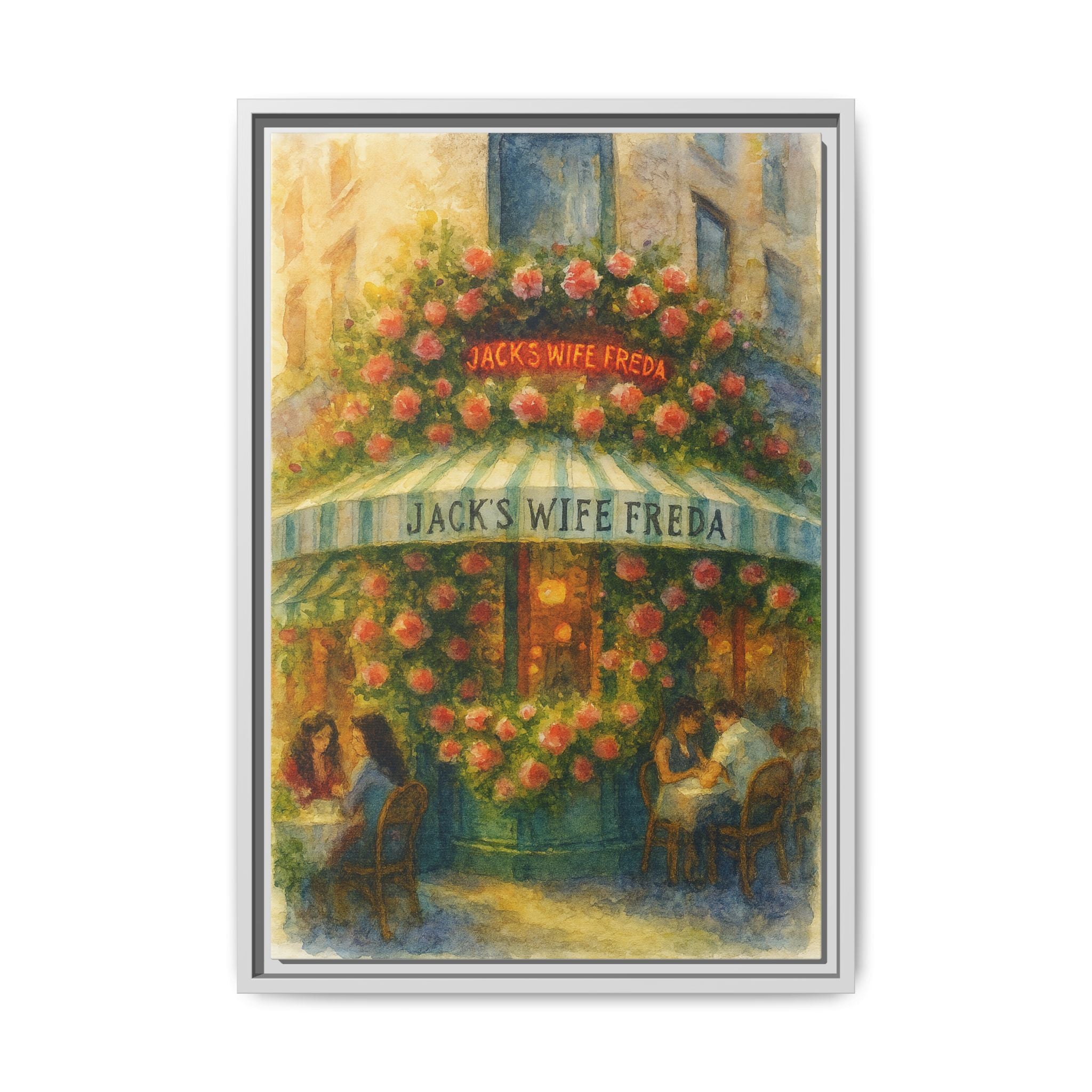 Jack's Wife Freda — Restaurant Print | Matte Canvas + Wooden Frame