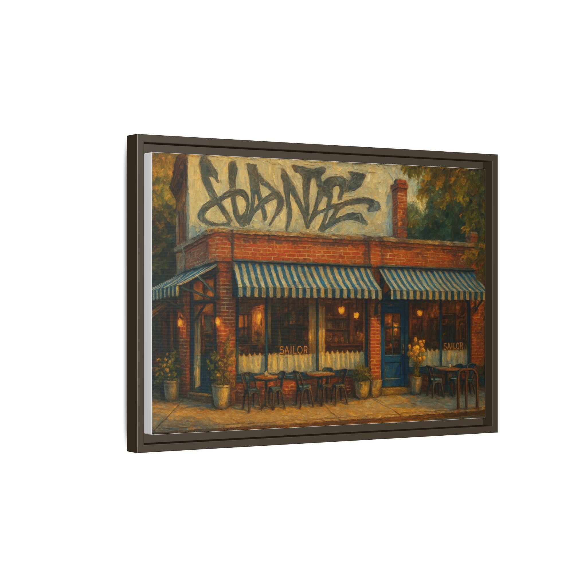 Sailor housewarming gift NYC restaurant artwork canvas