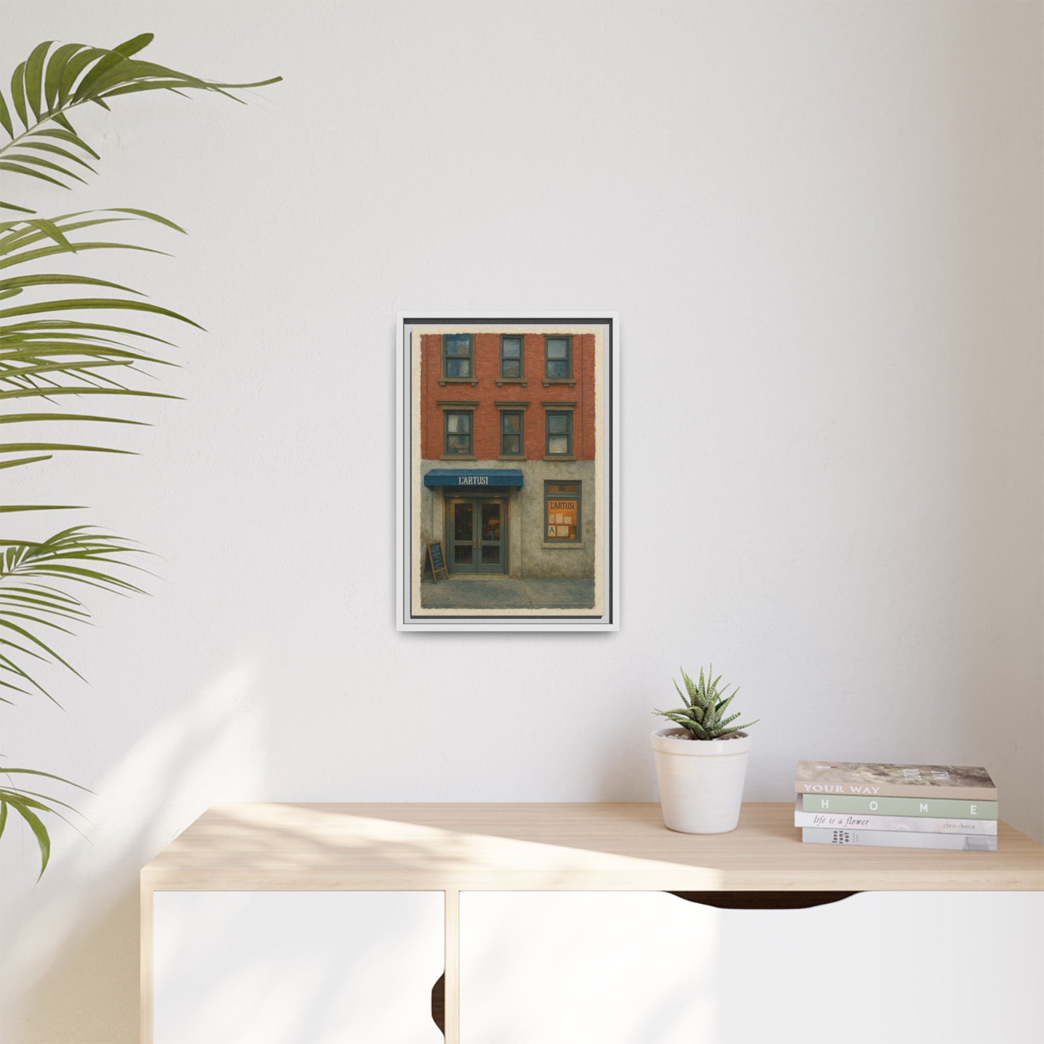 L'Artusi — Restaurant Print | Matte Canvas + Wooden Frame