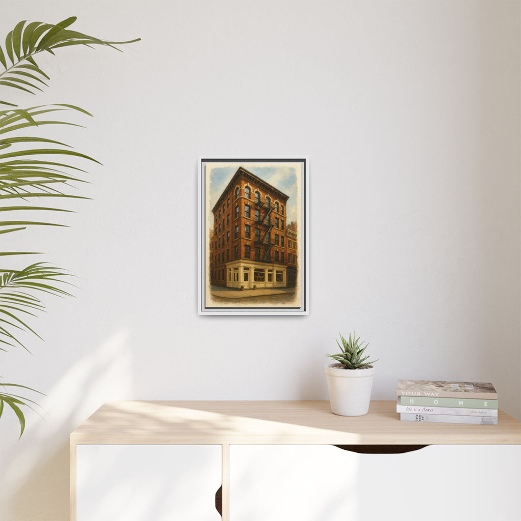 Don Angie — Restaurant Print | Matte Canvas + Wooden Frame