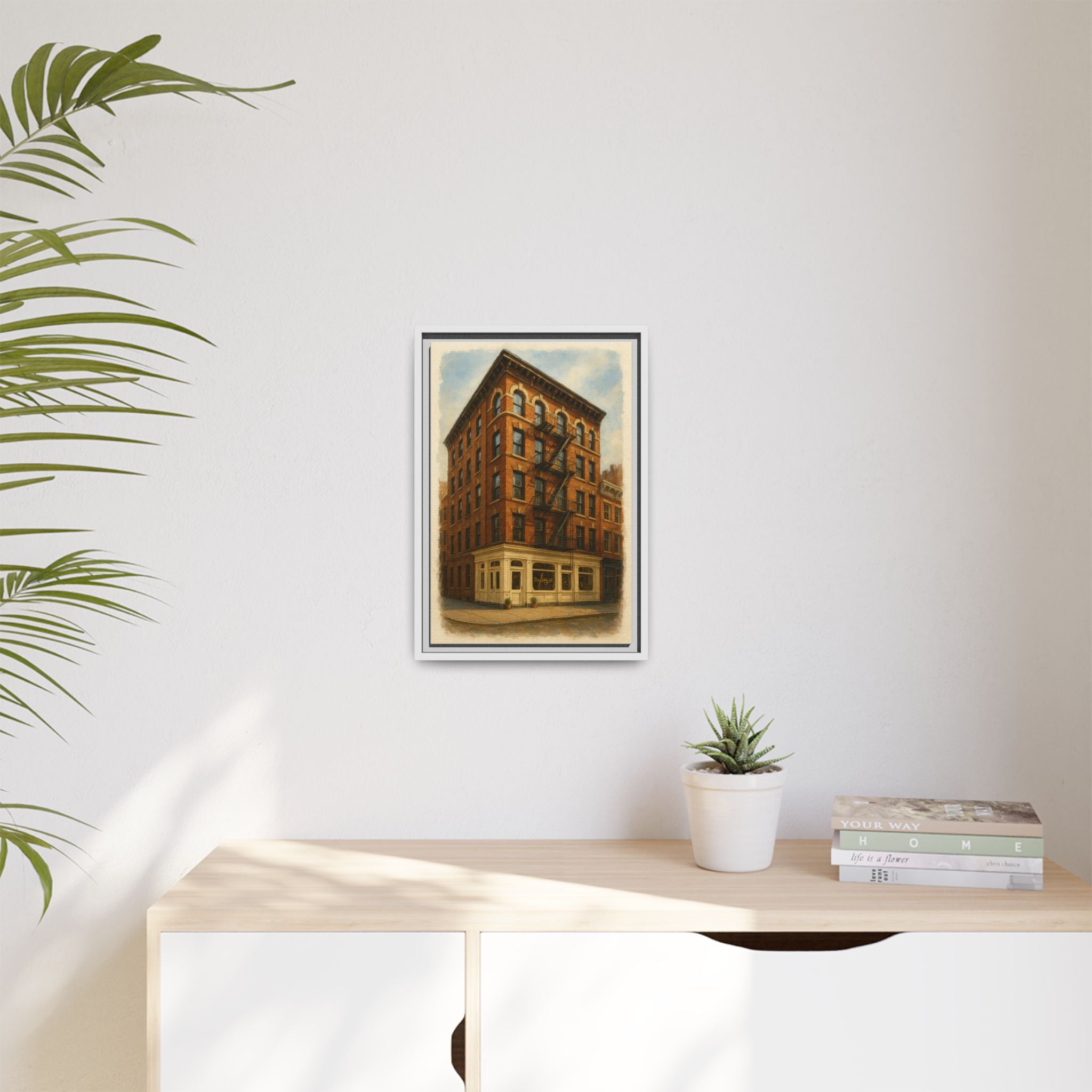 Don Angie — Restaurant Print | Matte Canvas + Wooden Frame