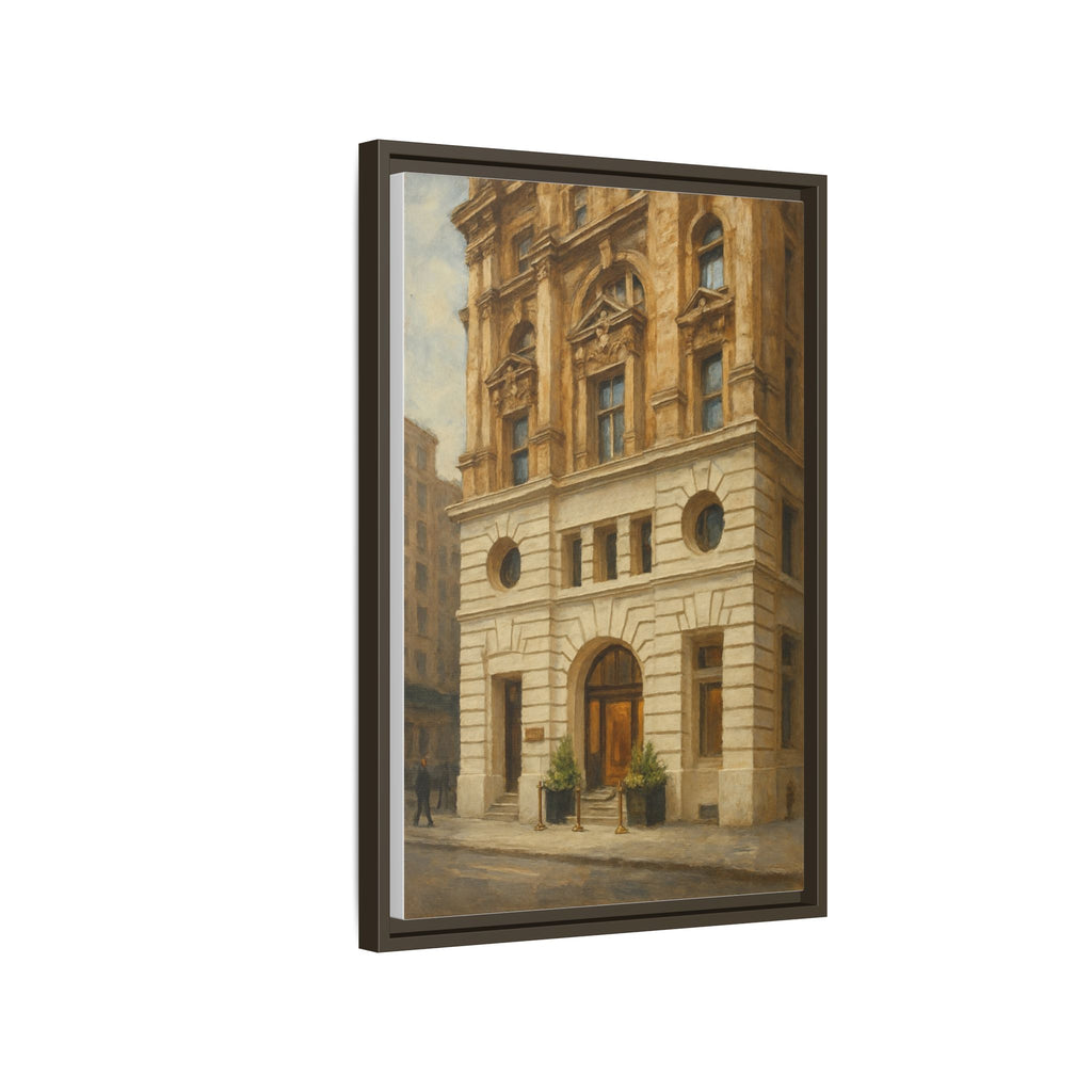 Beef Bar New York — Restaurant Print | Matte Canvas + Wooden Frame