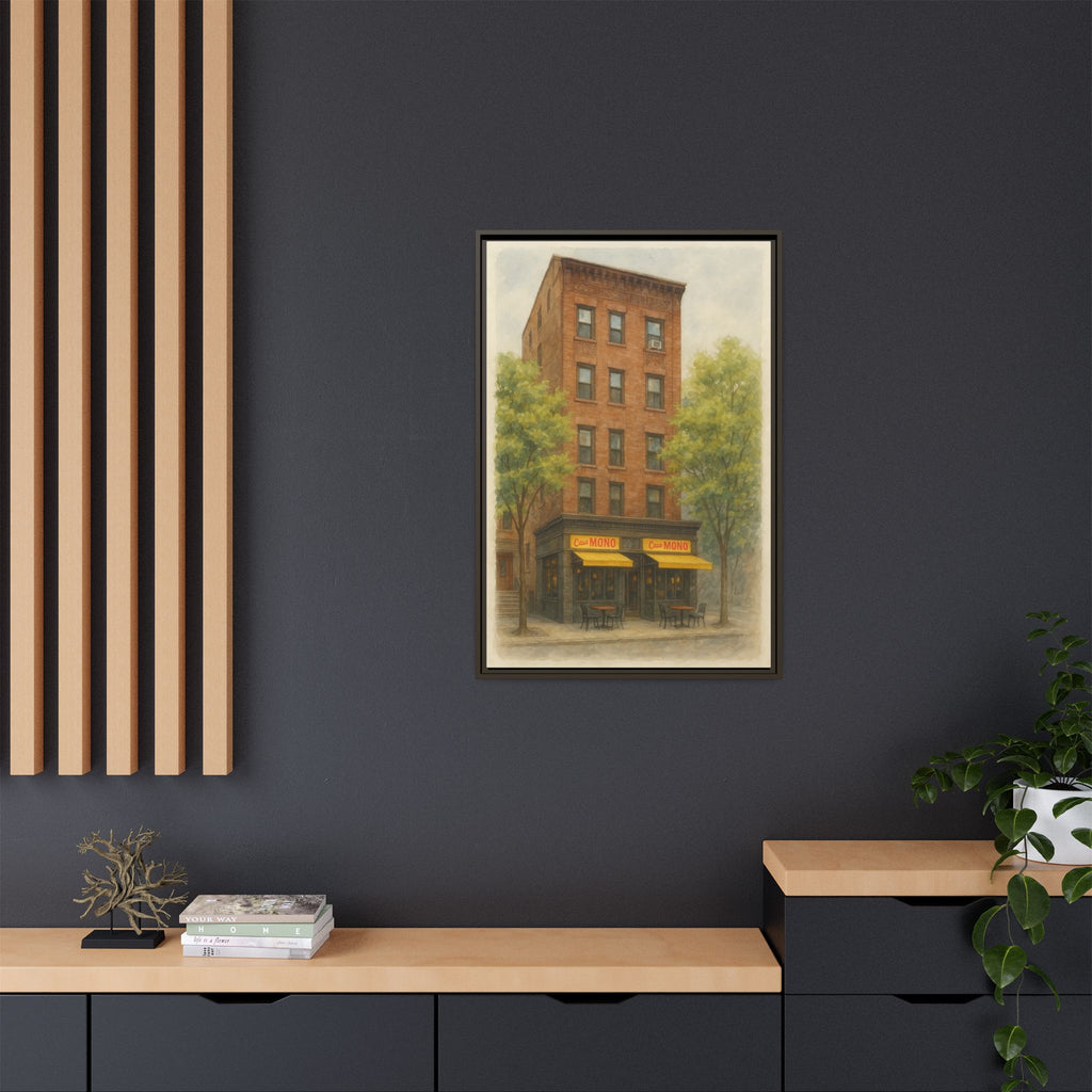 Casa Mono — Restaurant Print | Matte Canvas + Wooden Frame