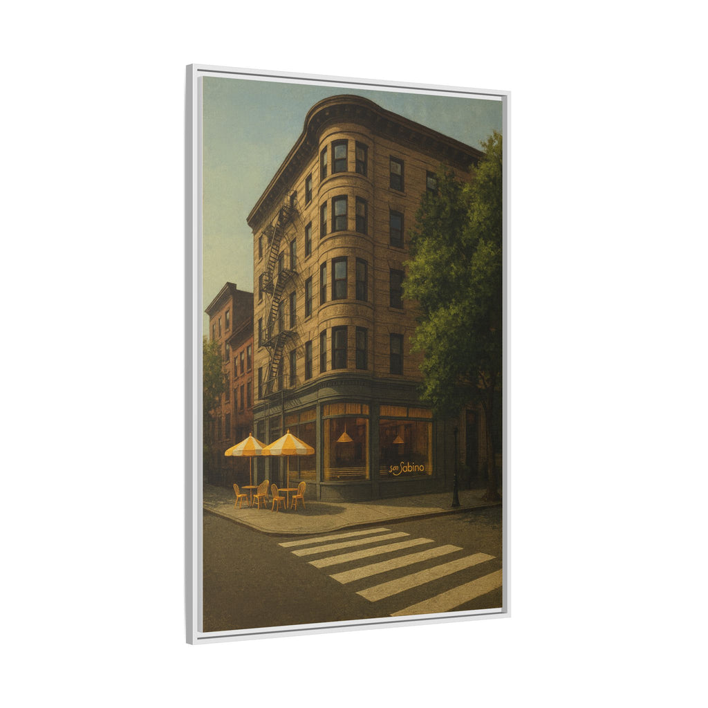 San Sabino Restaurant — Restaurant Print | Matte Canvas + Wooden Frame