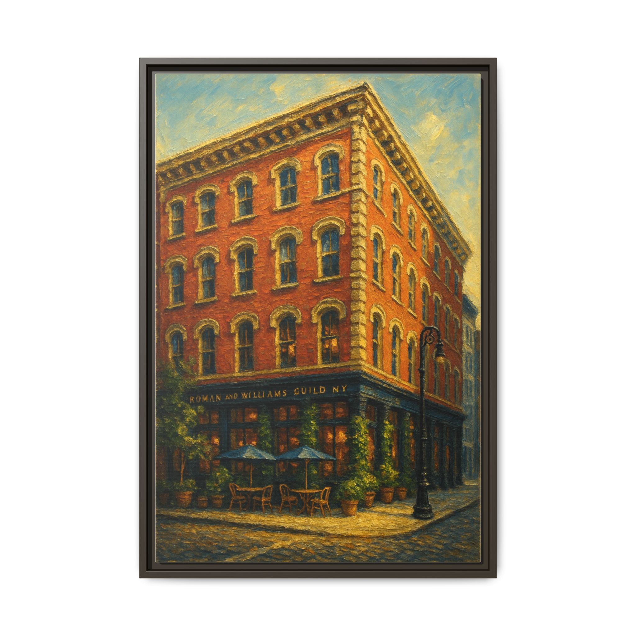 La Mercerie at the Guild — Restaurant Print | Matte Canvas + Wooden Frame