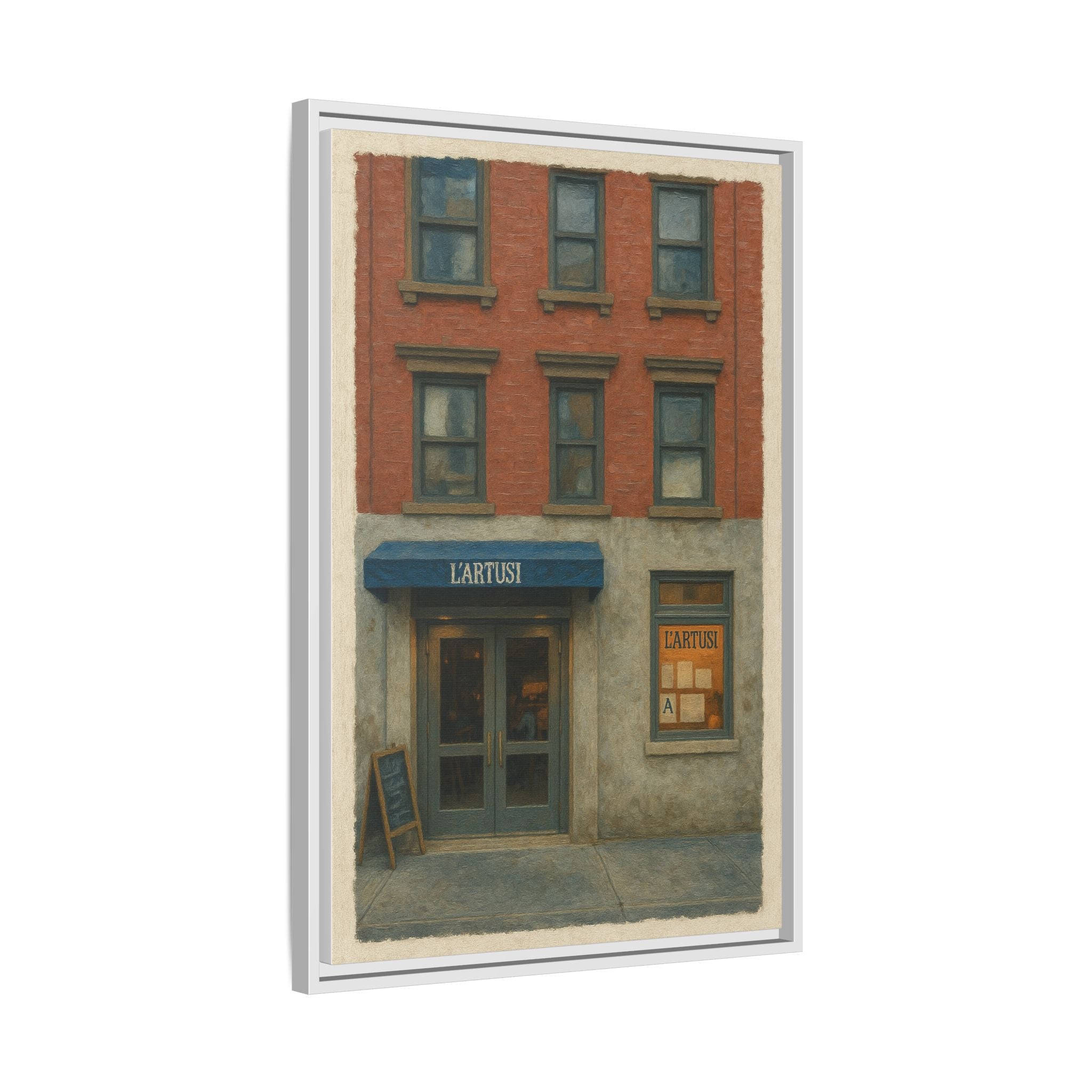 L'Artusi — Restaurant Print | Matte Canvas + Wooden Frame