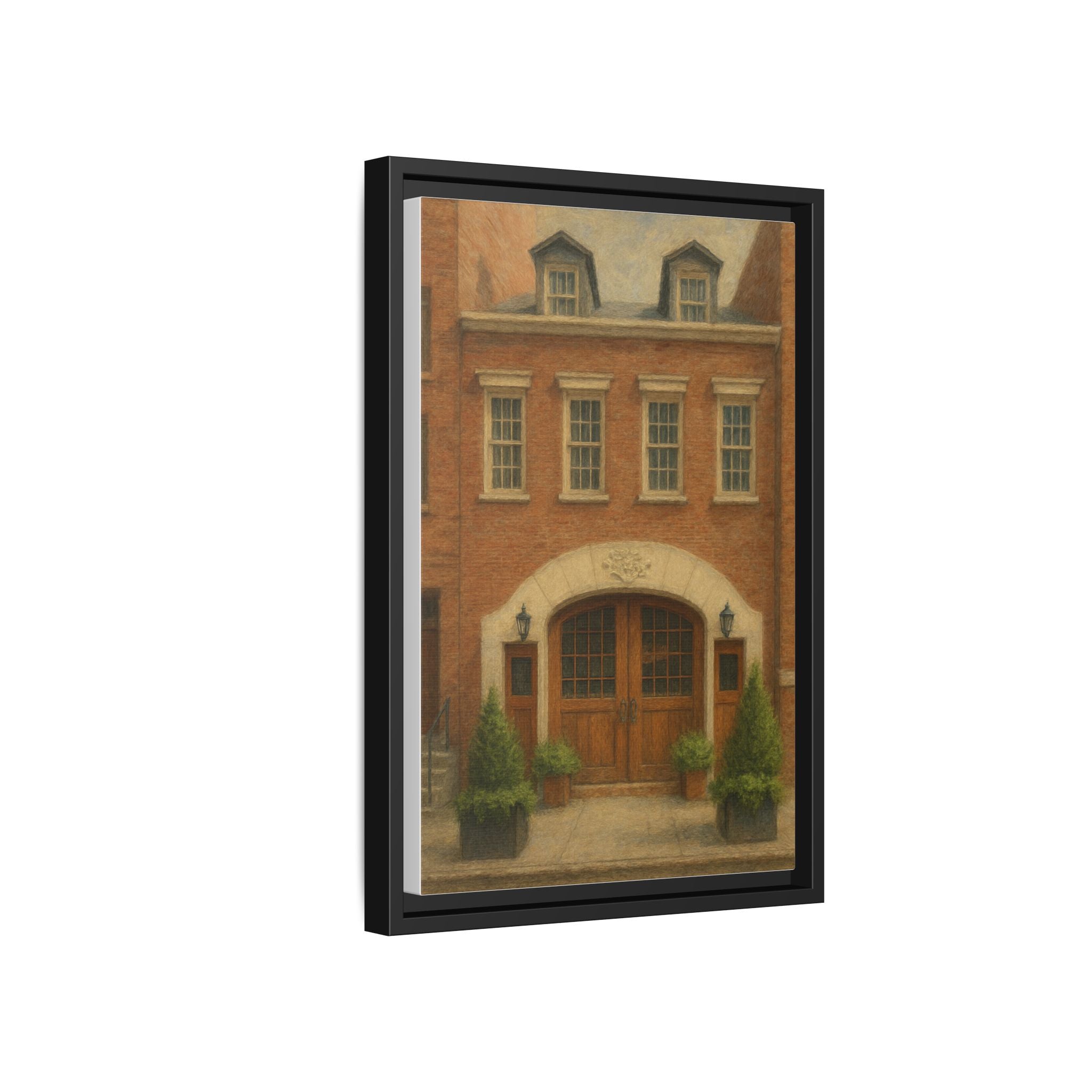 One If By Land, Two If By Sea — Restaurant Print | Matte Canvas + Wooden Frame