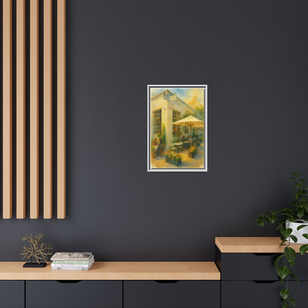 Lilia — Restaurant Print | Matte Canvas + Wooden Frame