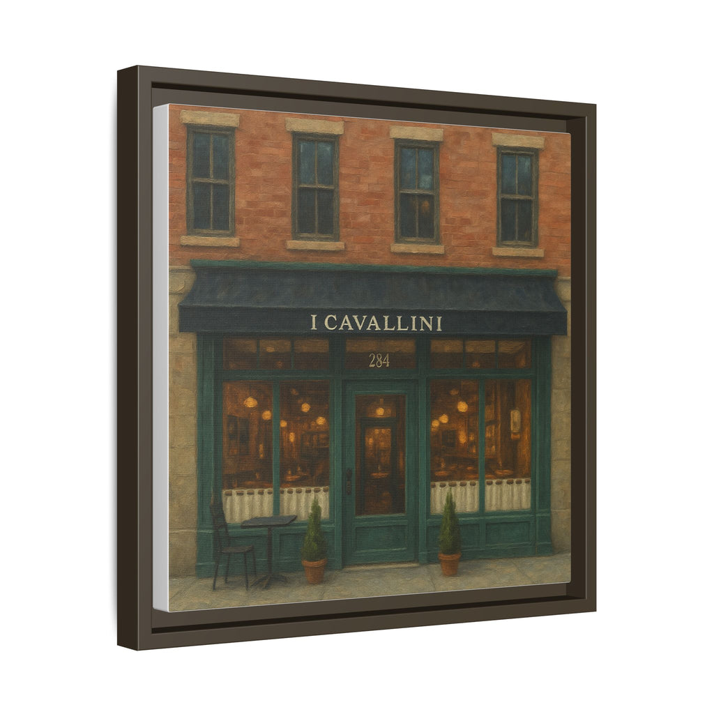I Cavallini — Restaurant Print | Matte Canvas + Wooden Frame
