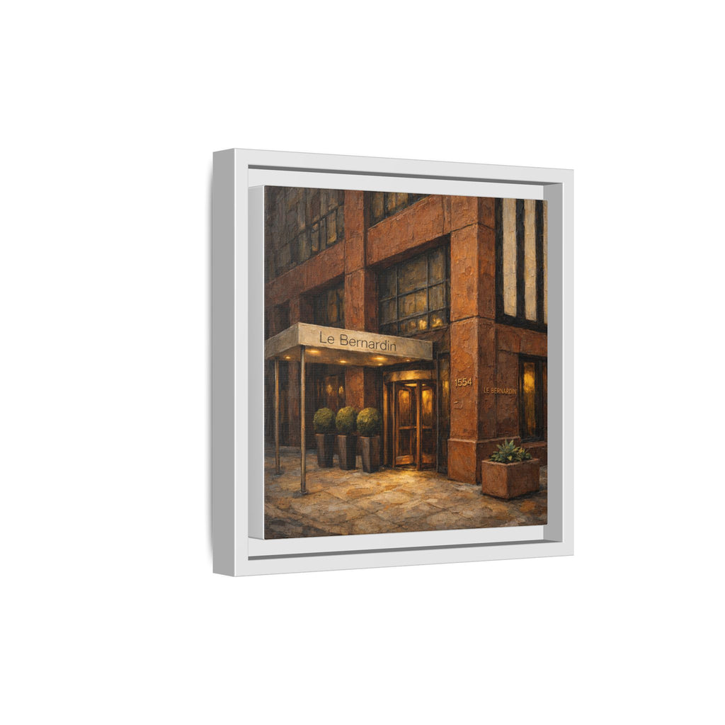 Le Bernardin — Restaurant Print | Matte Canvas + Wooden Frame