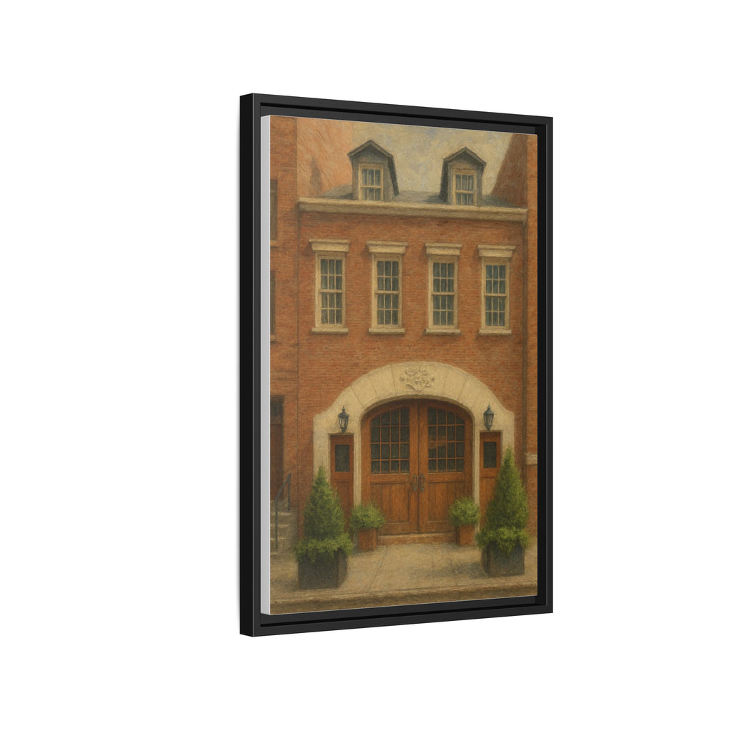 One If By Land, Two If By Sea — Restaurant Print | Matte Canvas + Wooden Frame