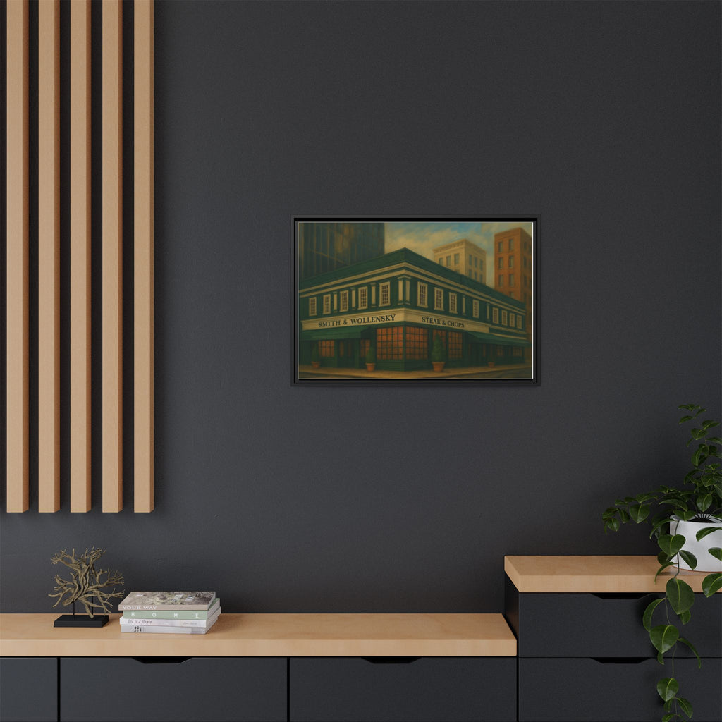 Smith and Wollensky — Restaurant Print | Matte Canvas + Wooden Frame