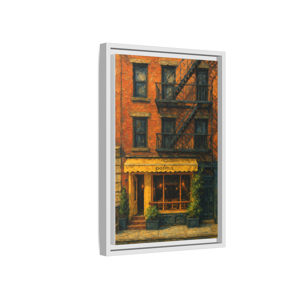 Palma II — Restaurant Print | Matte Canvas + Wooden Frame