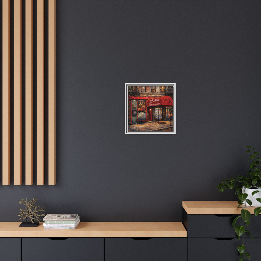 Emilio's Ballato — Restaurant Print | Matte Canvas + Wooden Frame