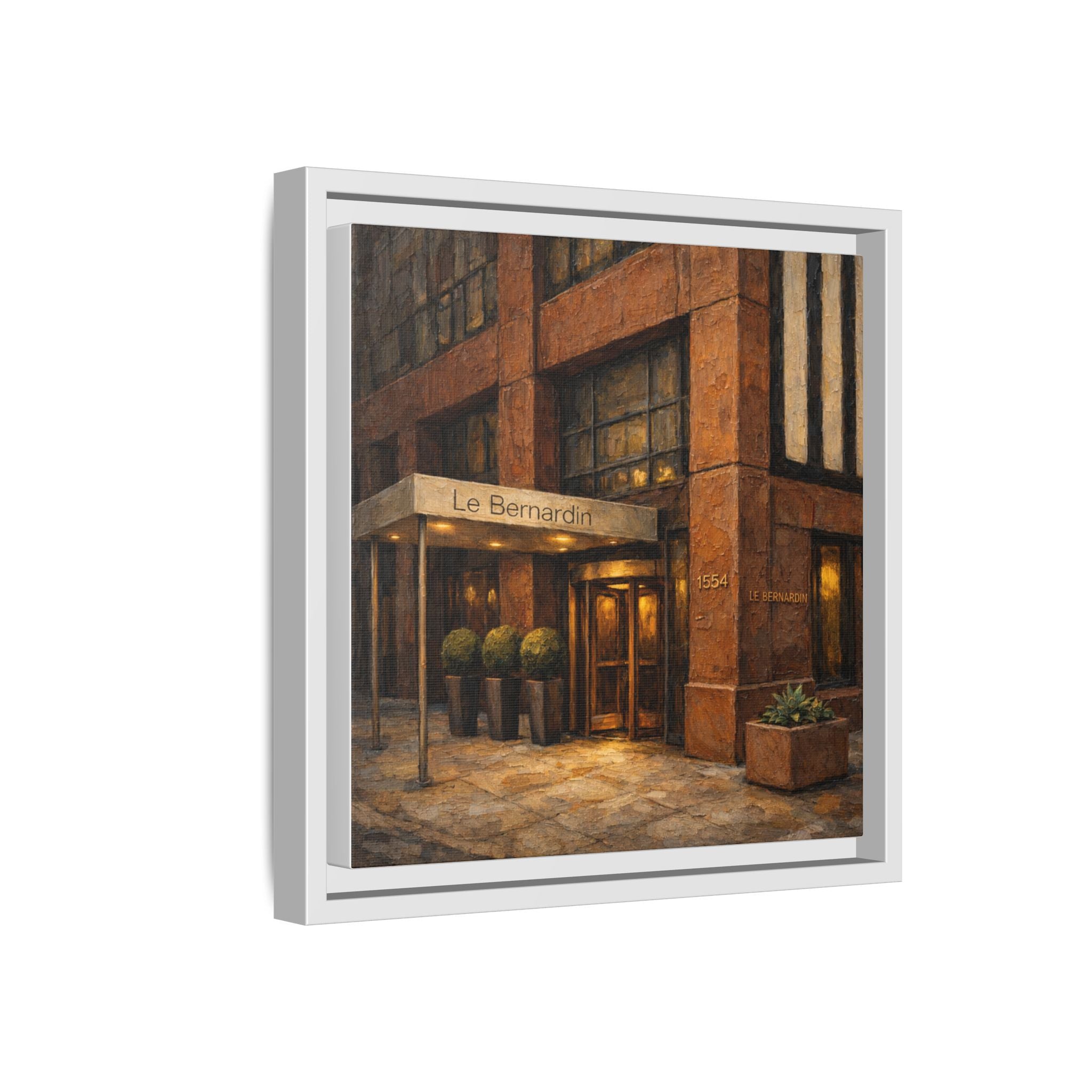 Le Bernardin — Restaurant Print | Matte Canvas + Wooden Frame