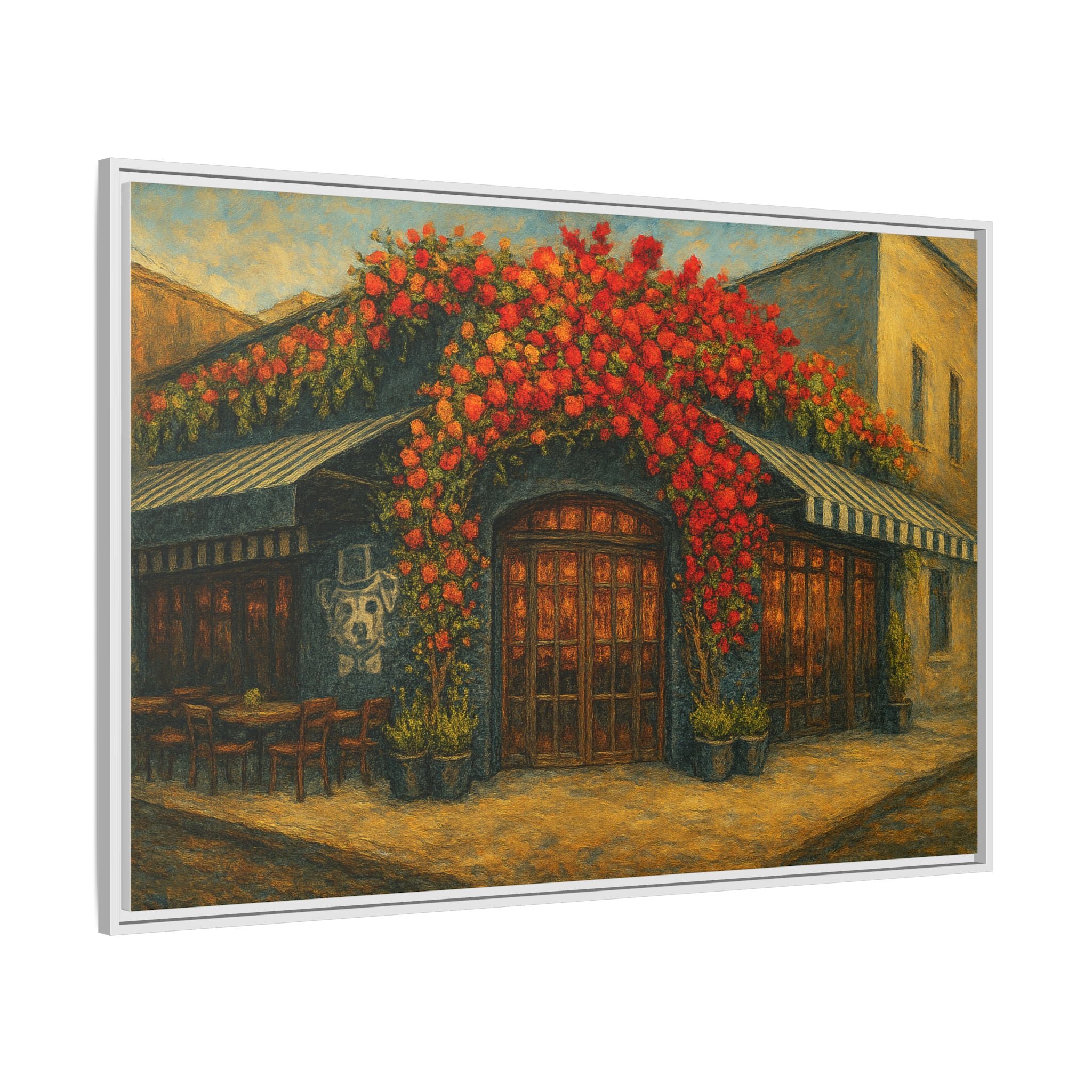 LouLou wall painting restaurant art Manhattan framed print