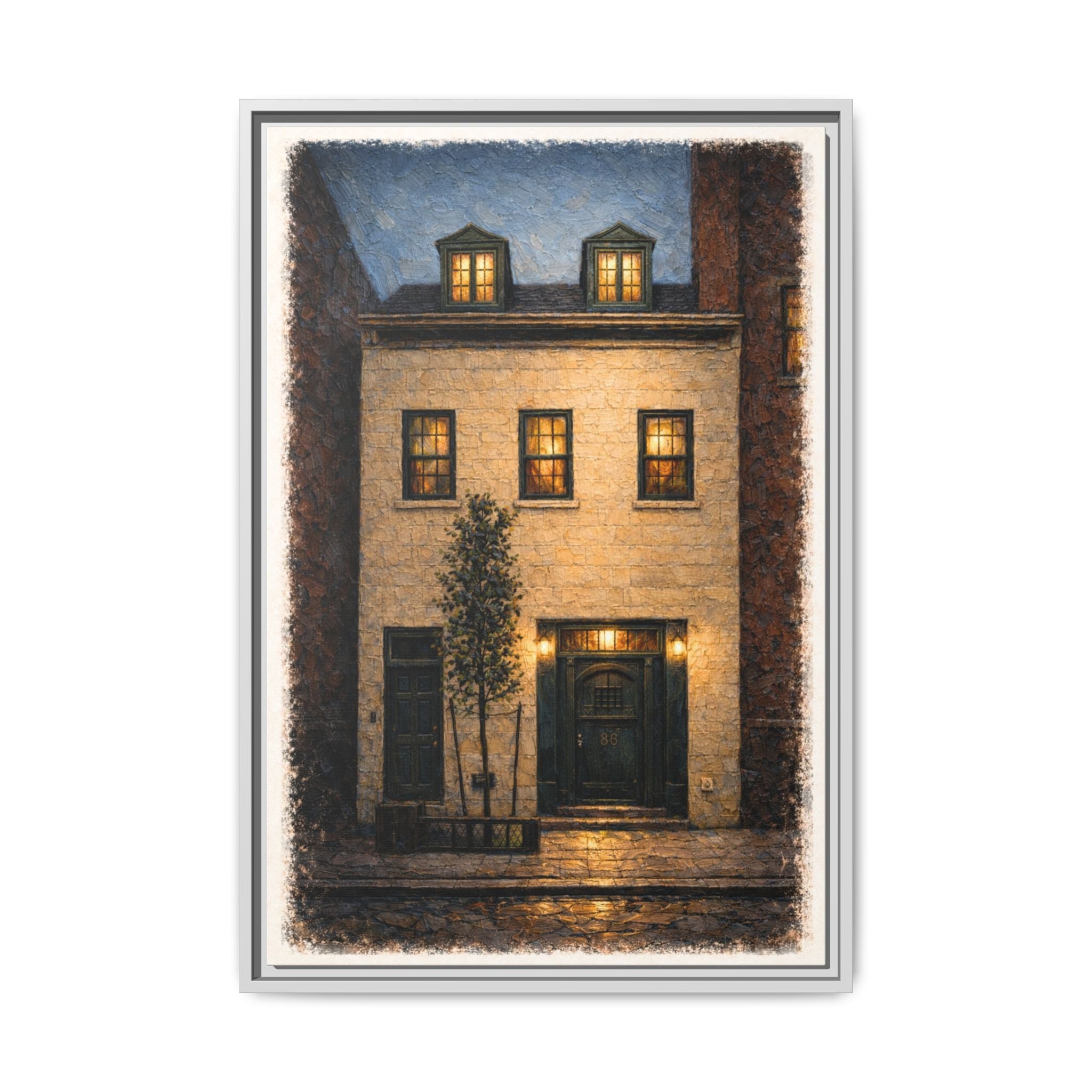 The Eighty Six — Restaurant Print | Matte Canvas + Wooden Frame