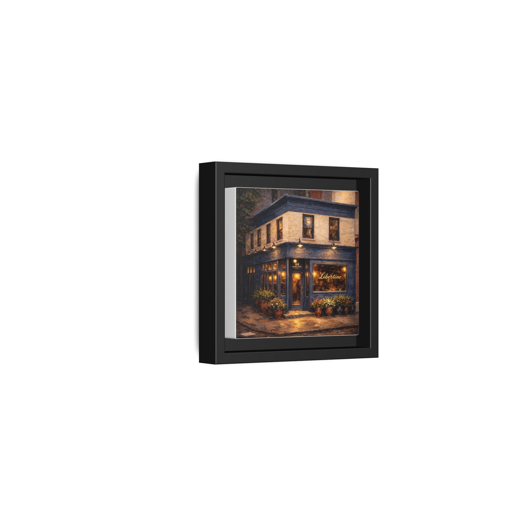 Libertine vintage restaurant poster framed art print