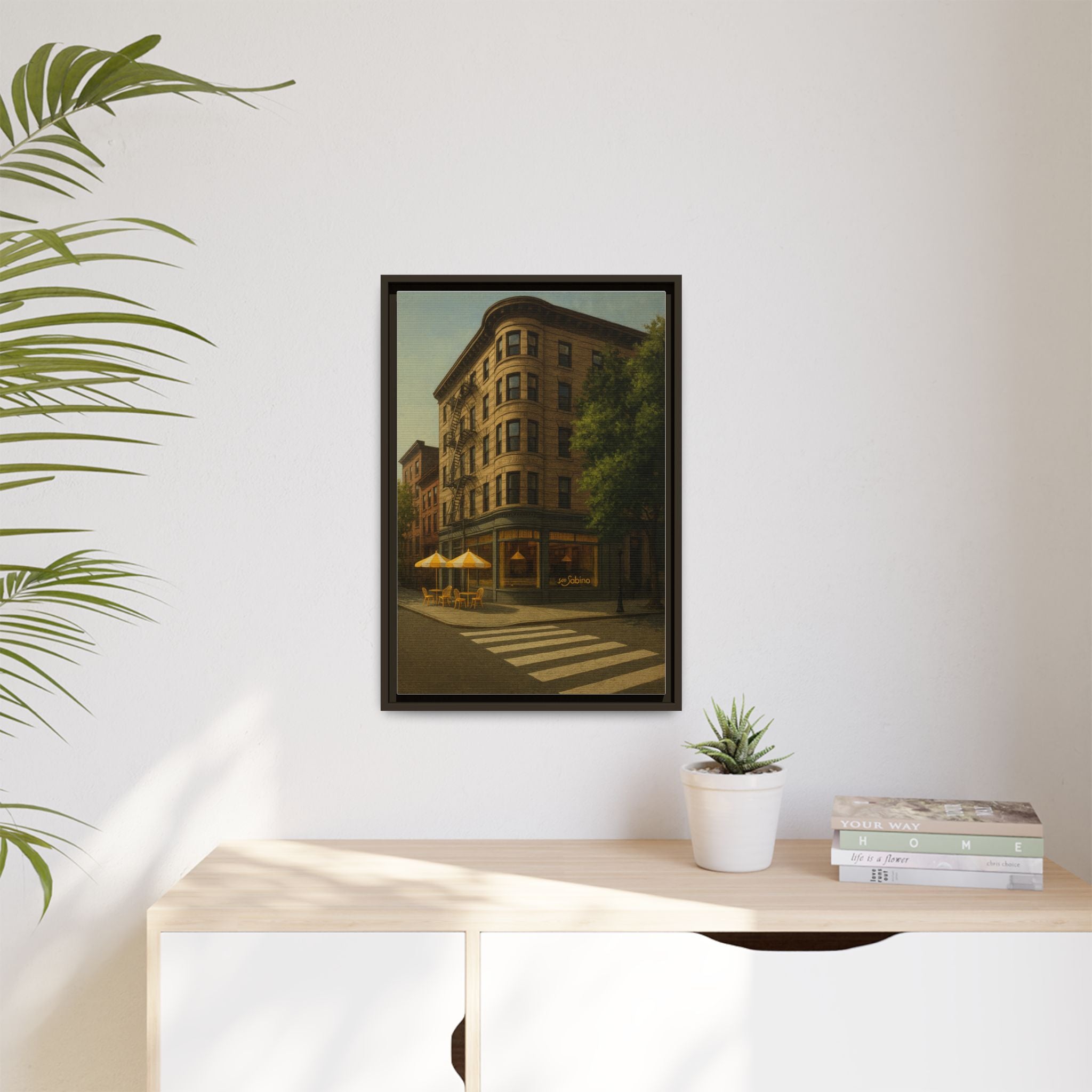 San Sabino Restaurant — Restaurant Print | Matte Canvas + Wooden Frame