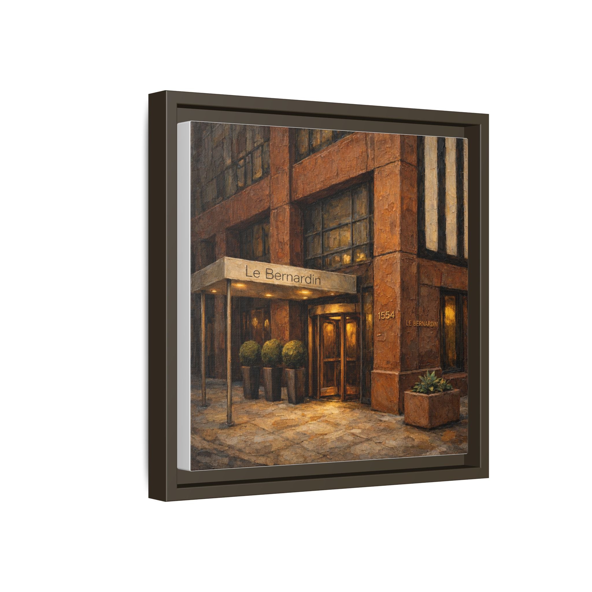 Le Bernardin — Restaurant Print | Matte Canvas + Wooden Frame