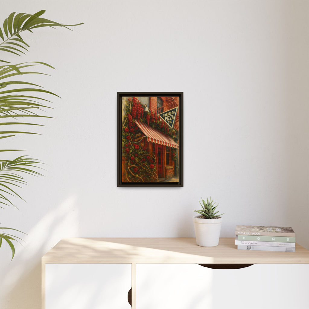 Rubirosa — Restaurant Print | Matte Canvas + Wooden Frame