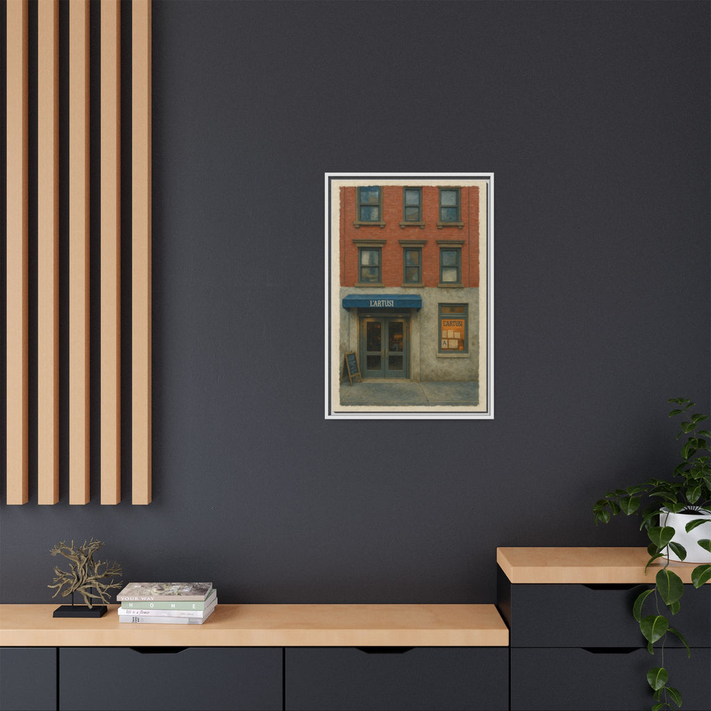 L'Artusi — Restaurant Print | Matte Canvas + Wooden Frame