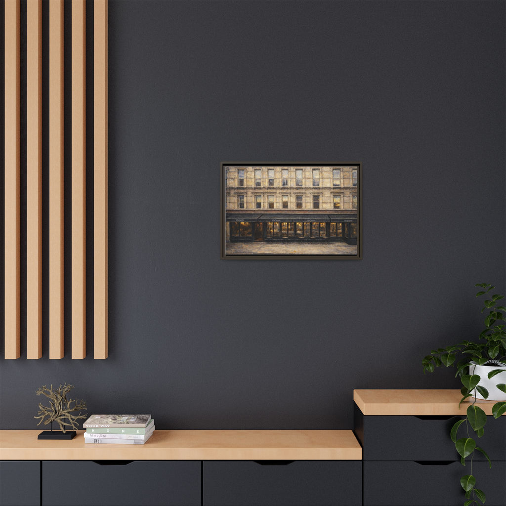 Via Carota — Restaurant Print | Matte Canvas + Wooden Frame