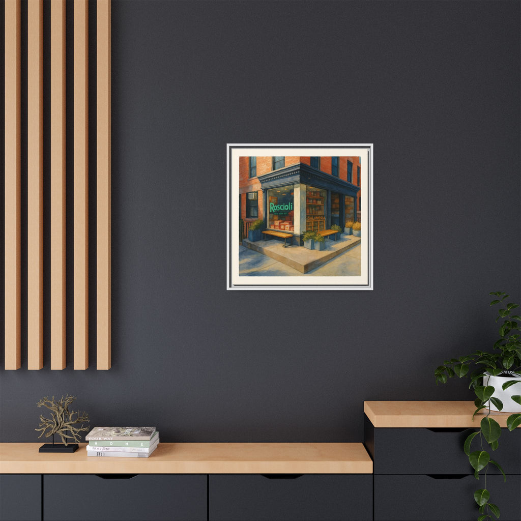 Roscioli Restaurant — Restaurant Print | Matte Canvas + Wooden Frame