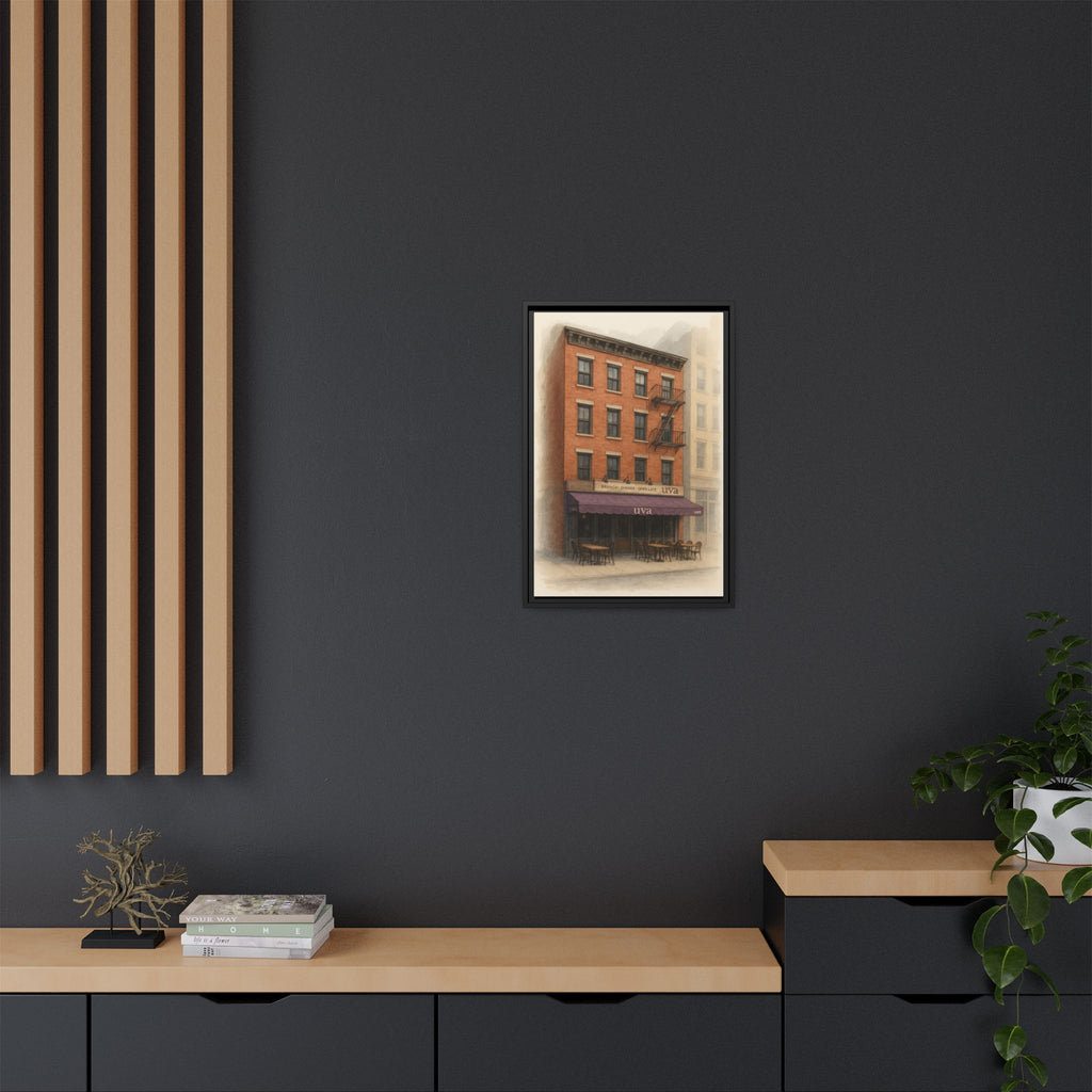 Uva Restaurant Print — Restaurant Print | Matte Canvas + Wooden Frame