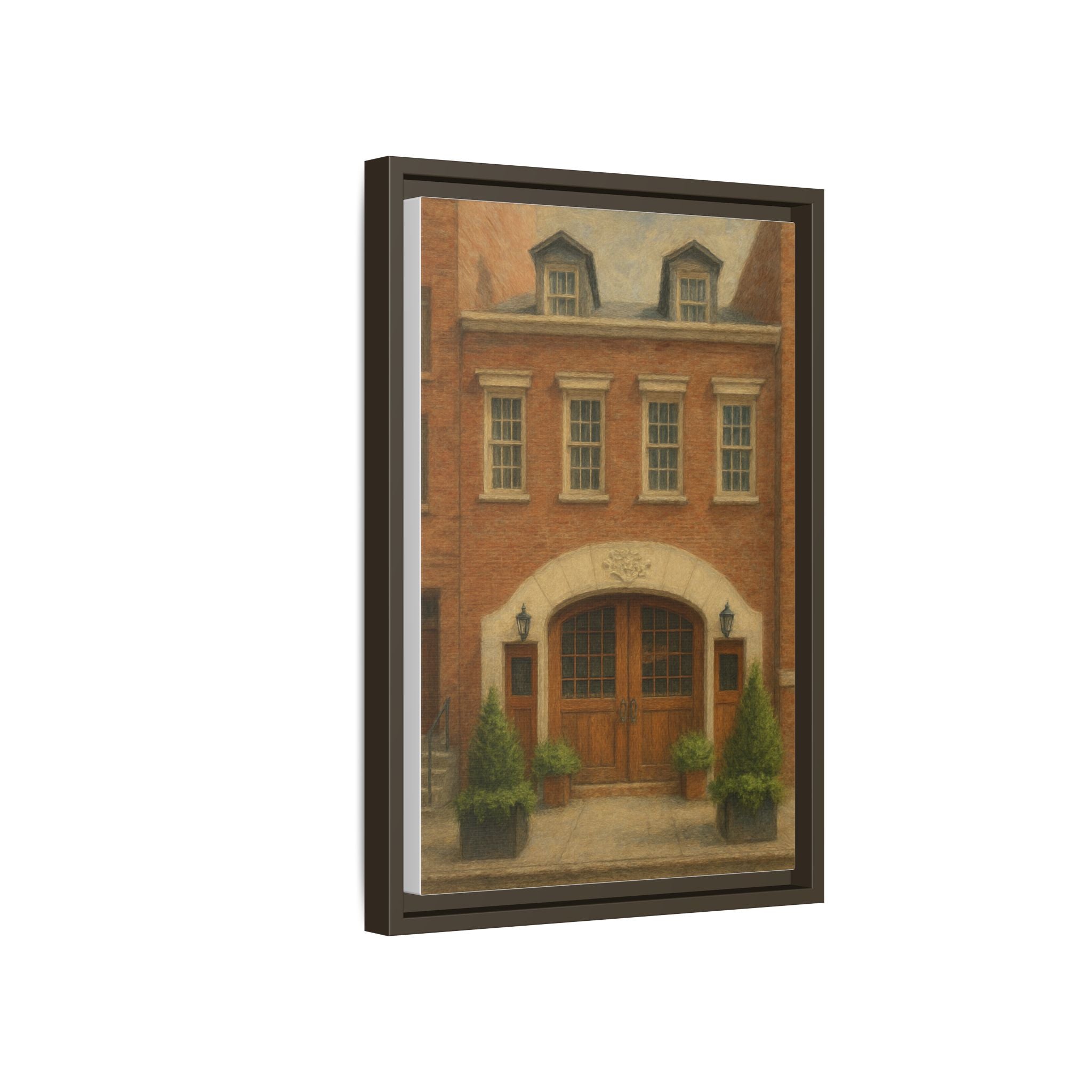 One If By Land, Two If By Sea — Restaurant Print | Matte Canvas + Wooden Frame