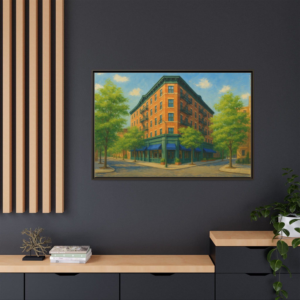 The Mary Lane — Restaurant Print | Matte Canvas + Wooden Frame