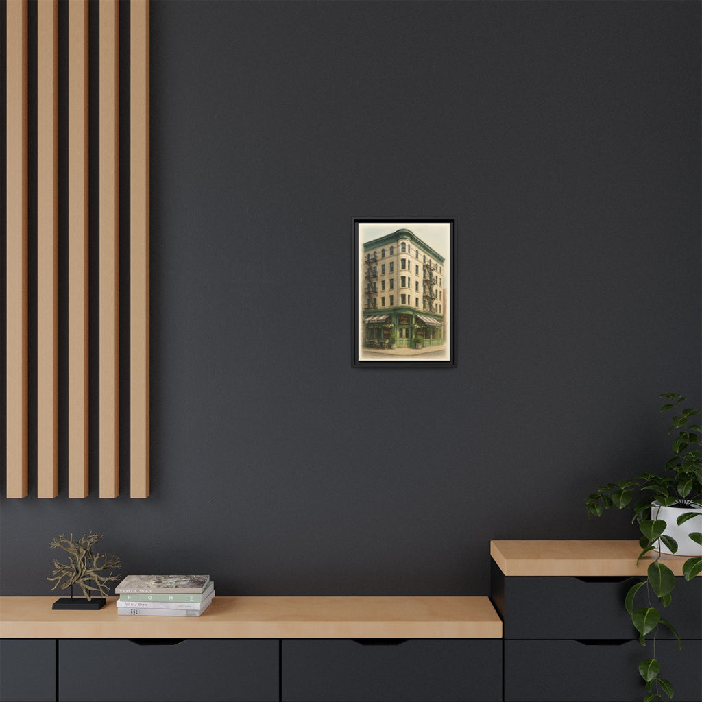 Dante West Village — Restaurant Print | Matte Canvas + Wooden Frame