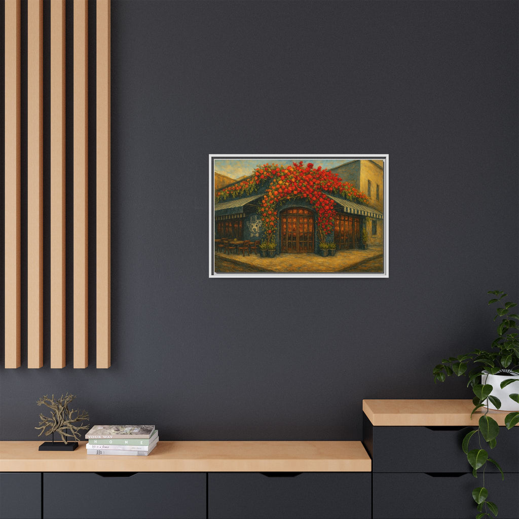 LouLou framed artwork NYC restaurant nostalgic wall art