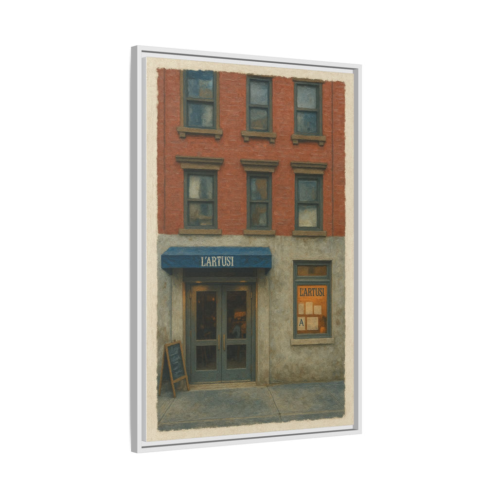 L'Artusi — Restaurant Print | Matte Canvas + Wooden Frame
