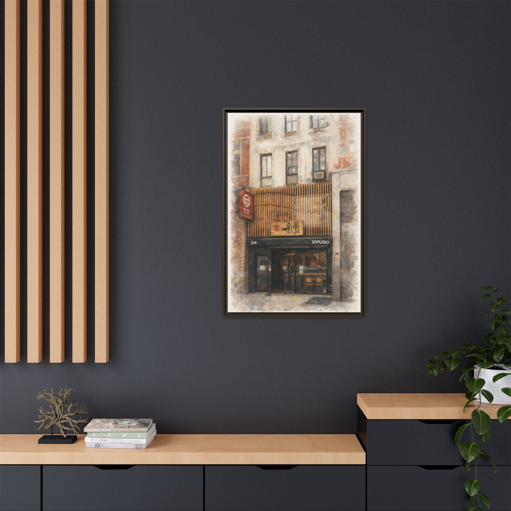 Ippudo restaurant print valentines gift home decor