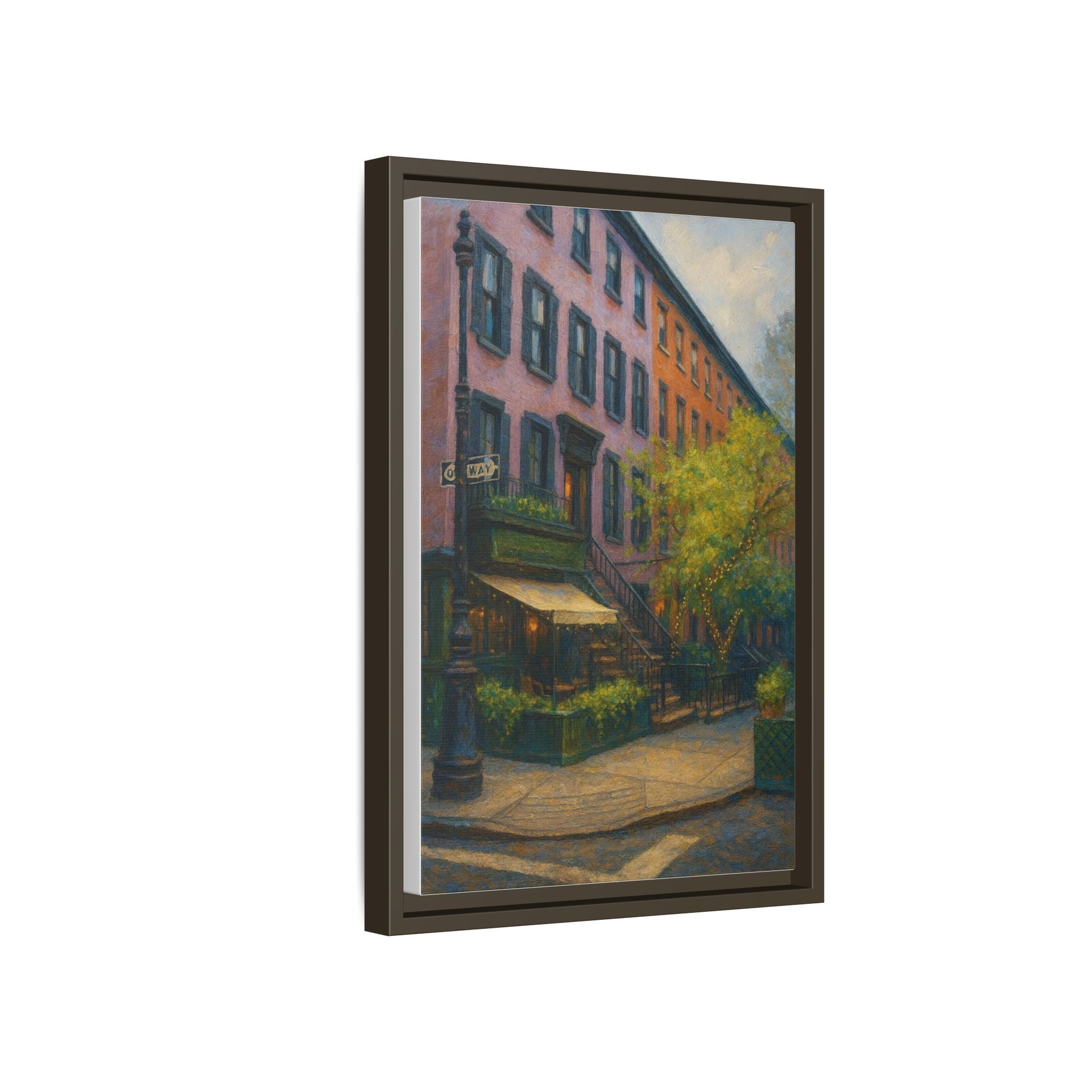 The Waverly Inn — Restaurant Print | Matte Canvas + Wooden Frame