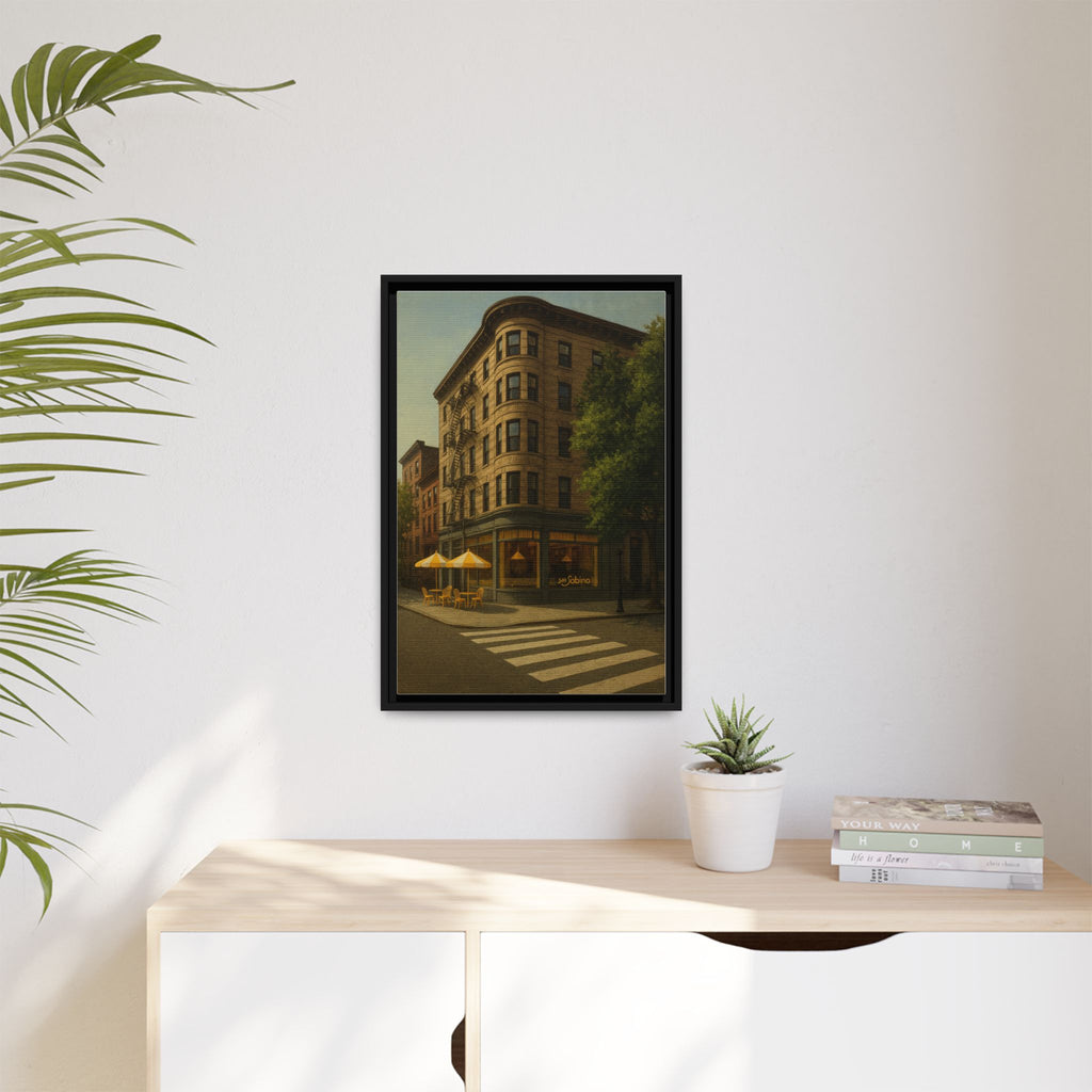 San Sabino Restaurant — Restaurant Print | Matte Canvas + Wooden Frame