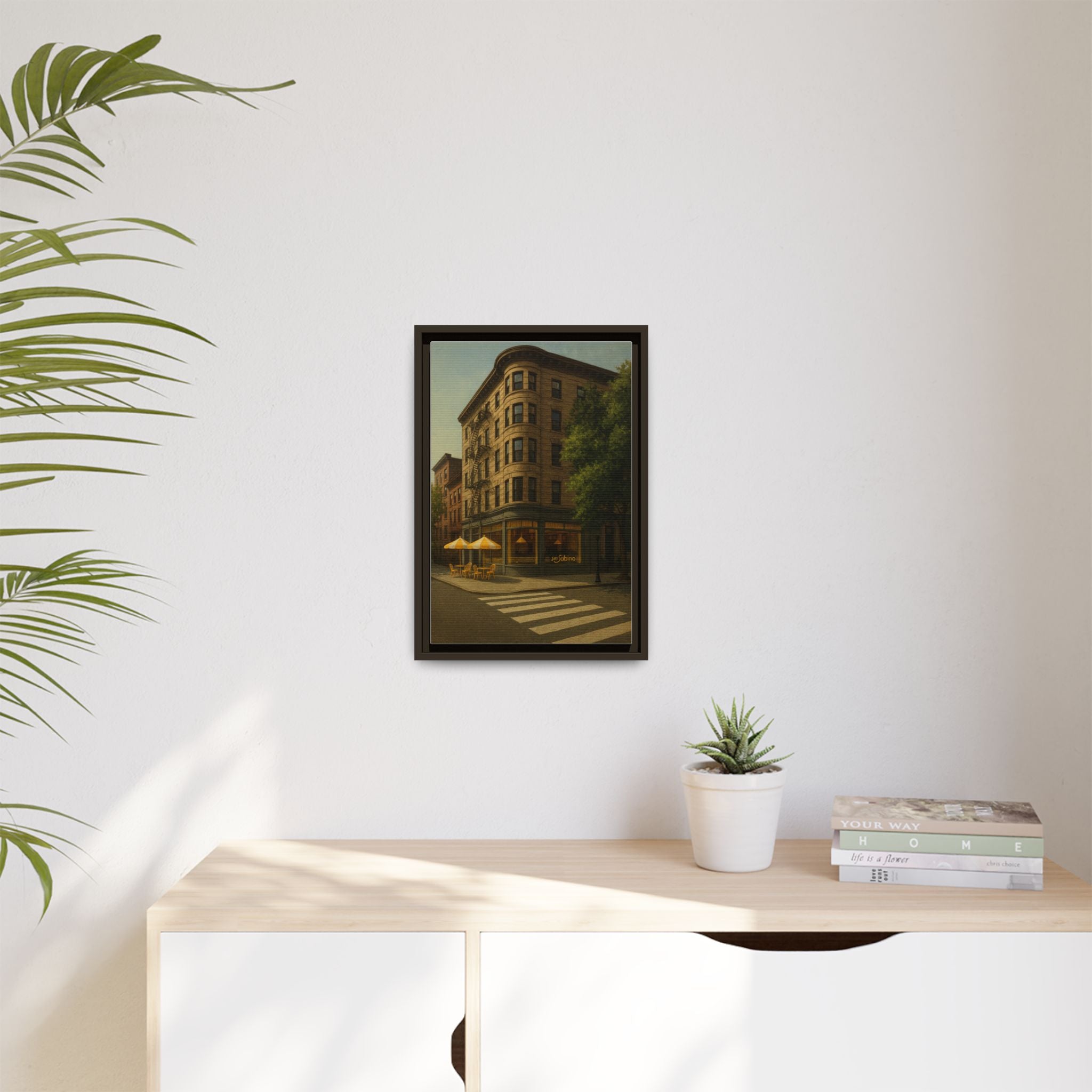 San Sabino Restaurant — Restaurant Print | Matte Canvas + Wooden Frame