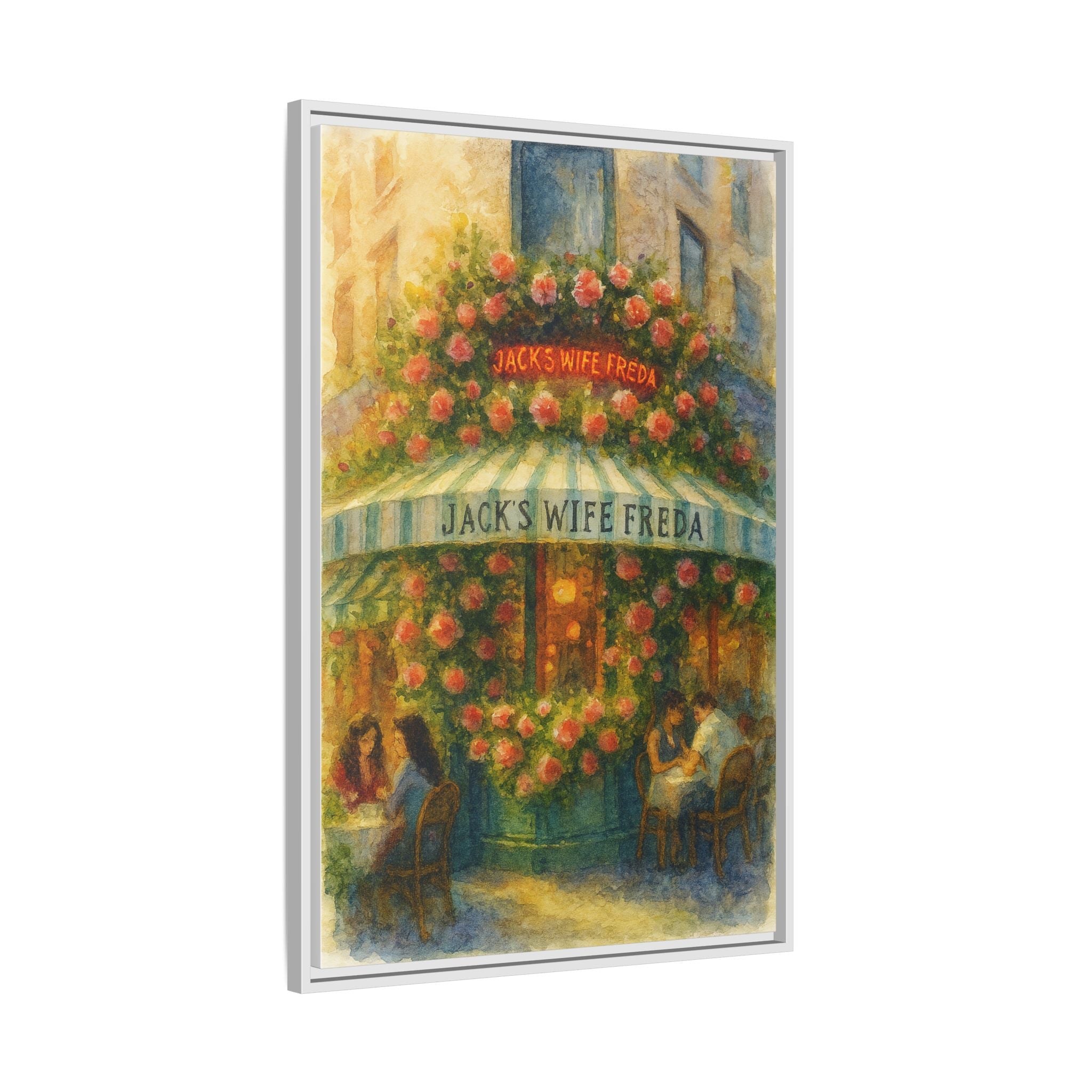 Jack's Wife Freda — Restaurant Print | Matte Canvas + Wooden Frame