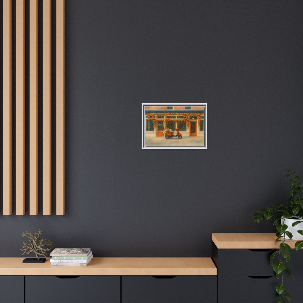 Canto West Village — Restaurant Print | Matte Canvas + Wooden Frame