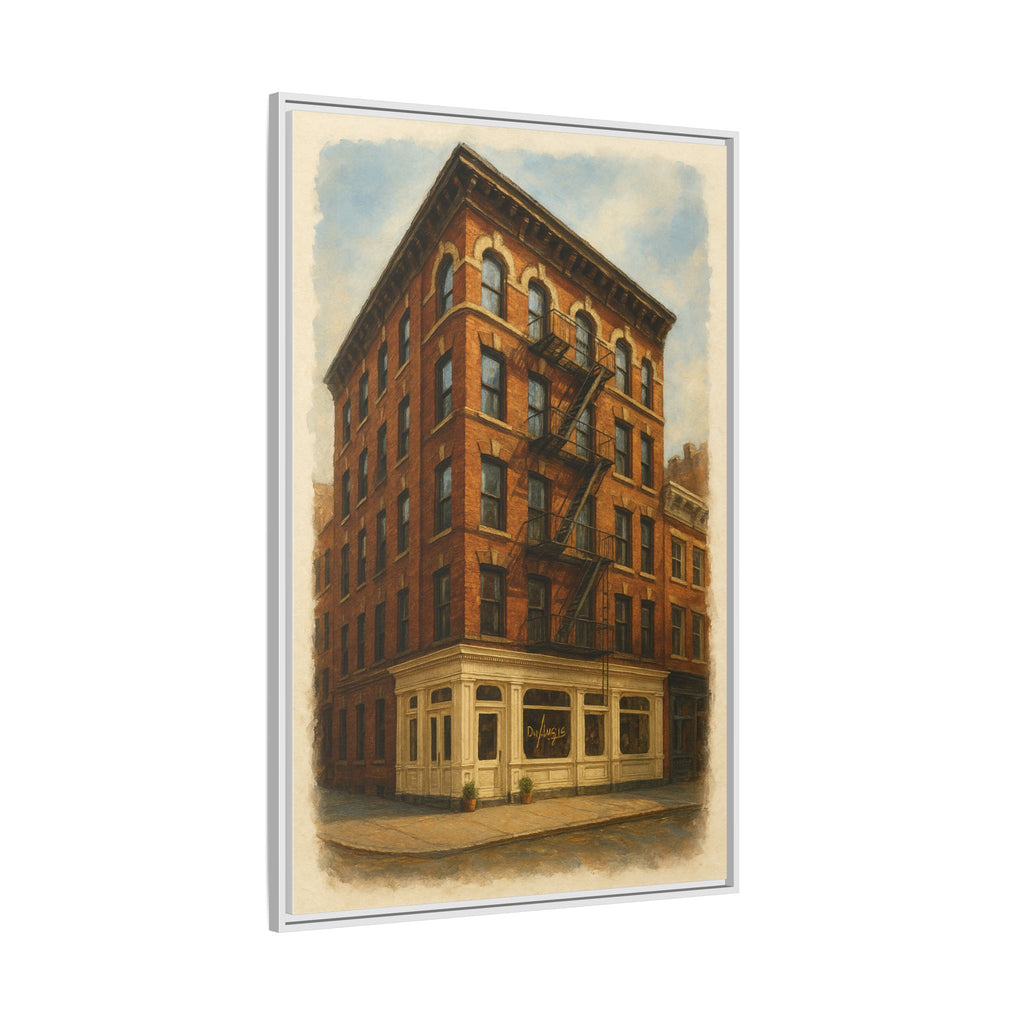 Don Angie — Restaurant Print | Matte Canvas + Wooden Frame